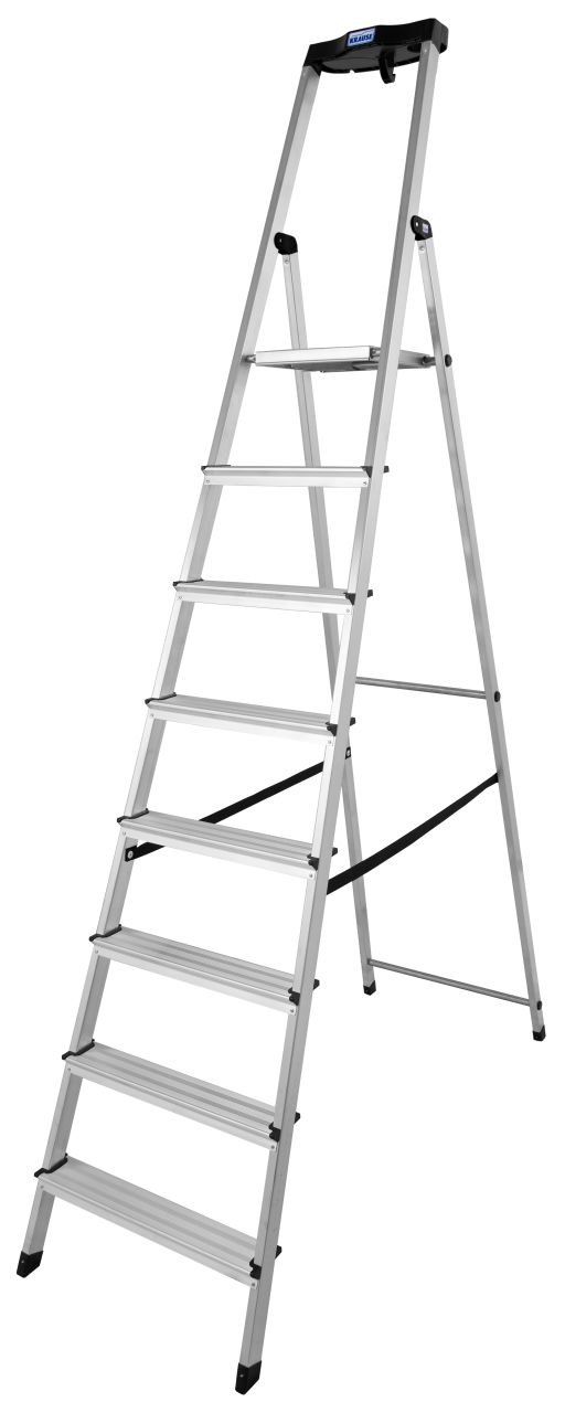 MONTO Aluminium-Stufen-Stehleiter Safety, 1x8 Stufen