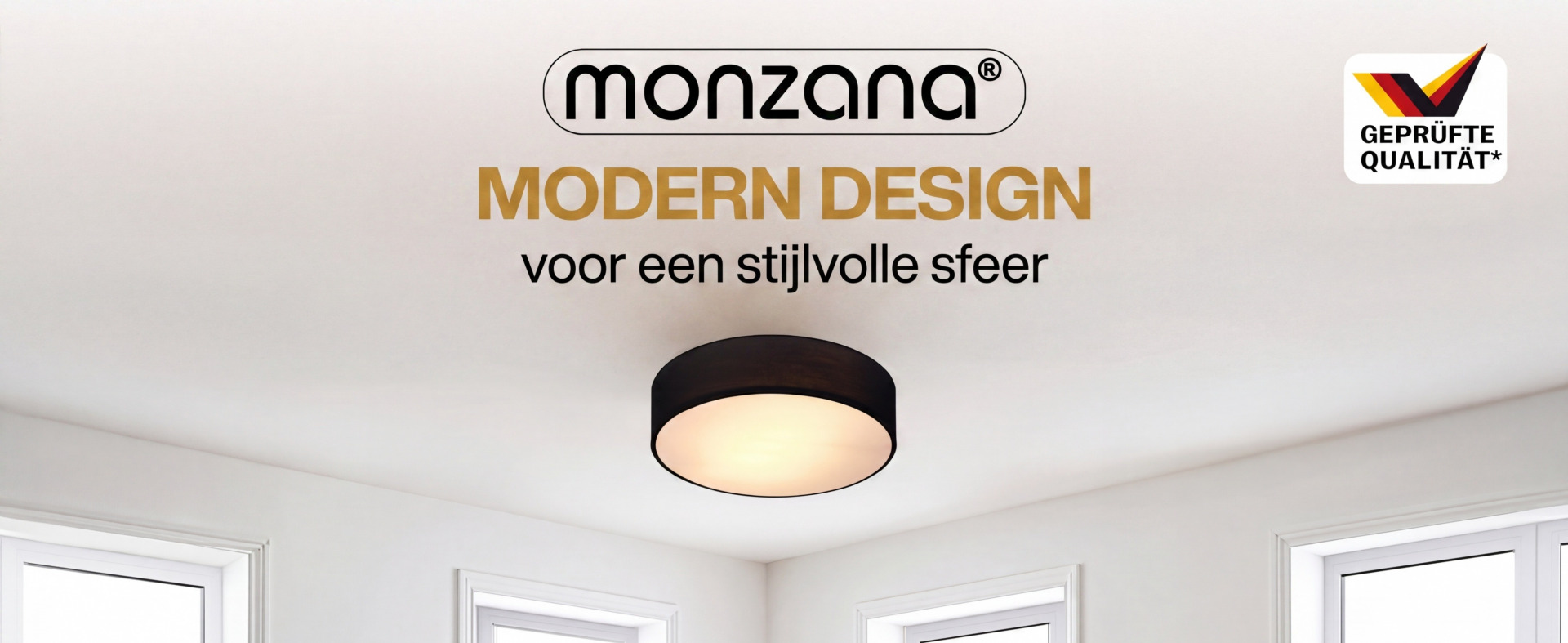 Deckenlampe Schwarz Stoff Ø38cm