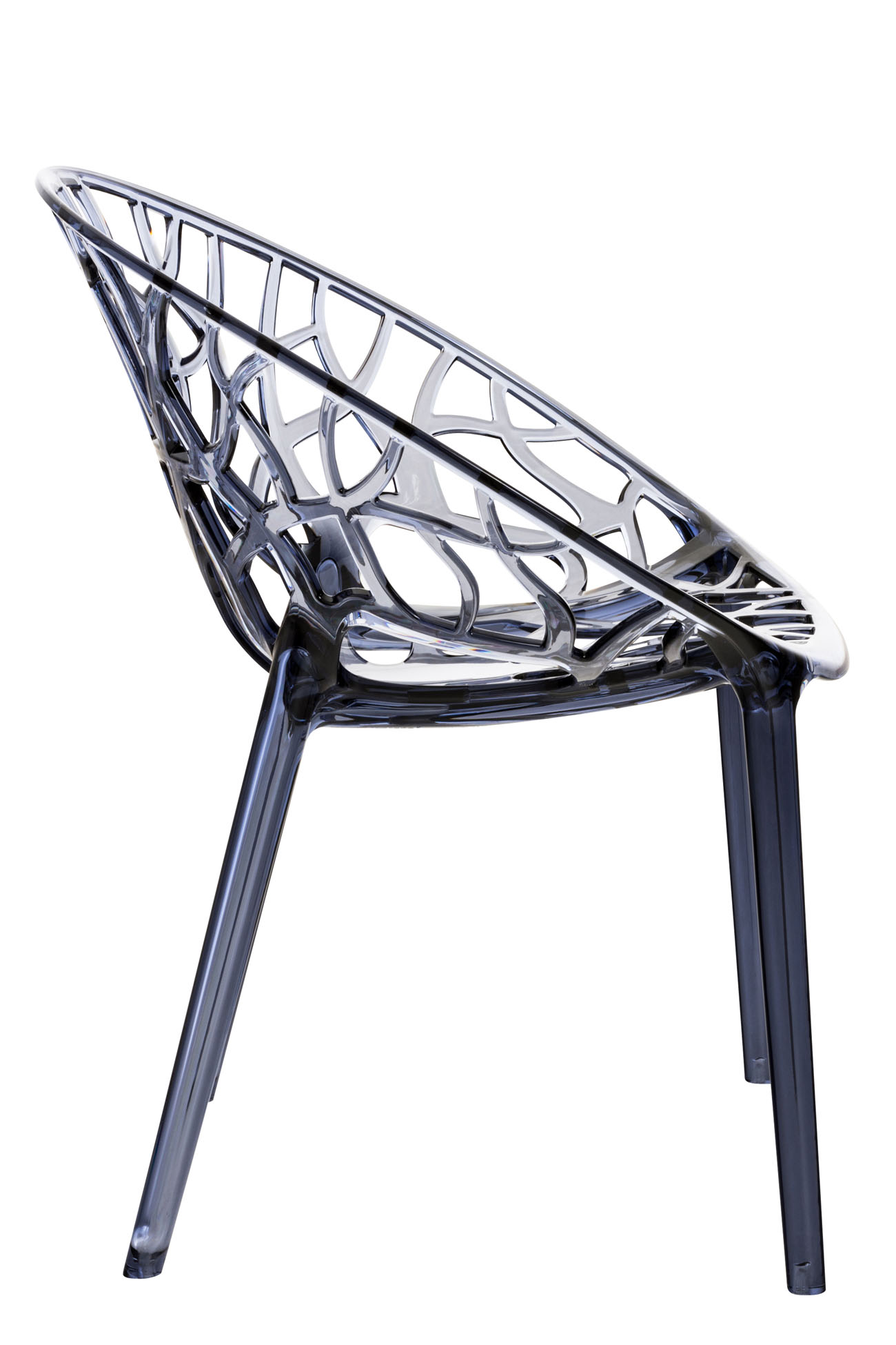Stapelstuhl CRYSTAL, grau