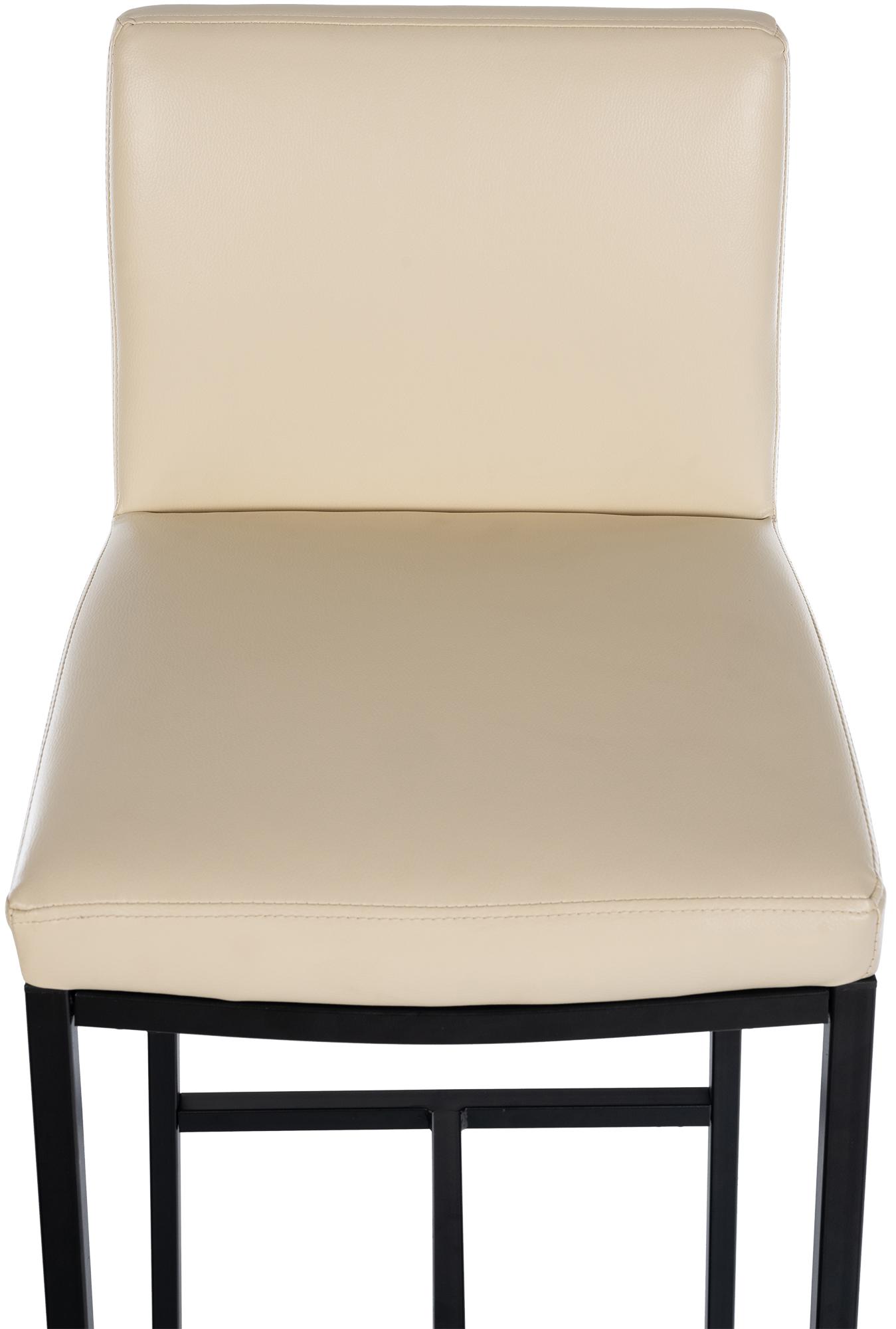 2er Set Barhocker Freeport Kunstleder B, creme
