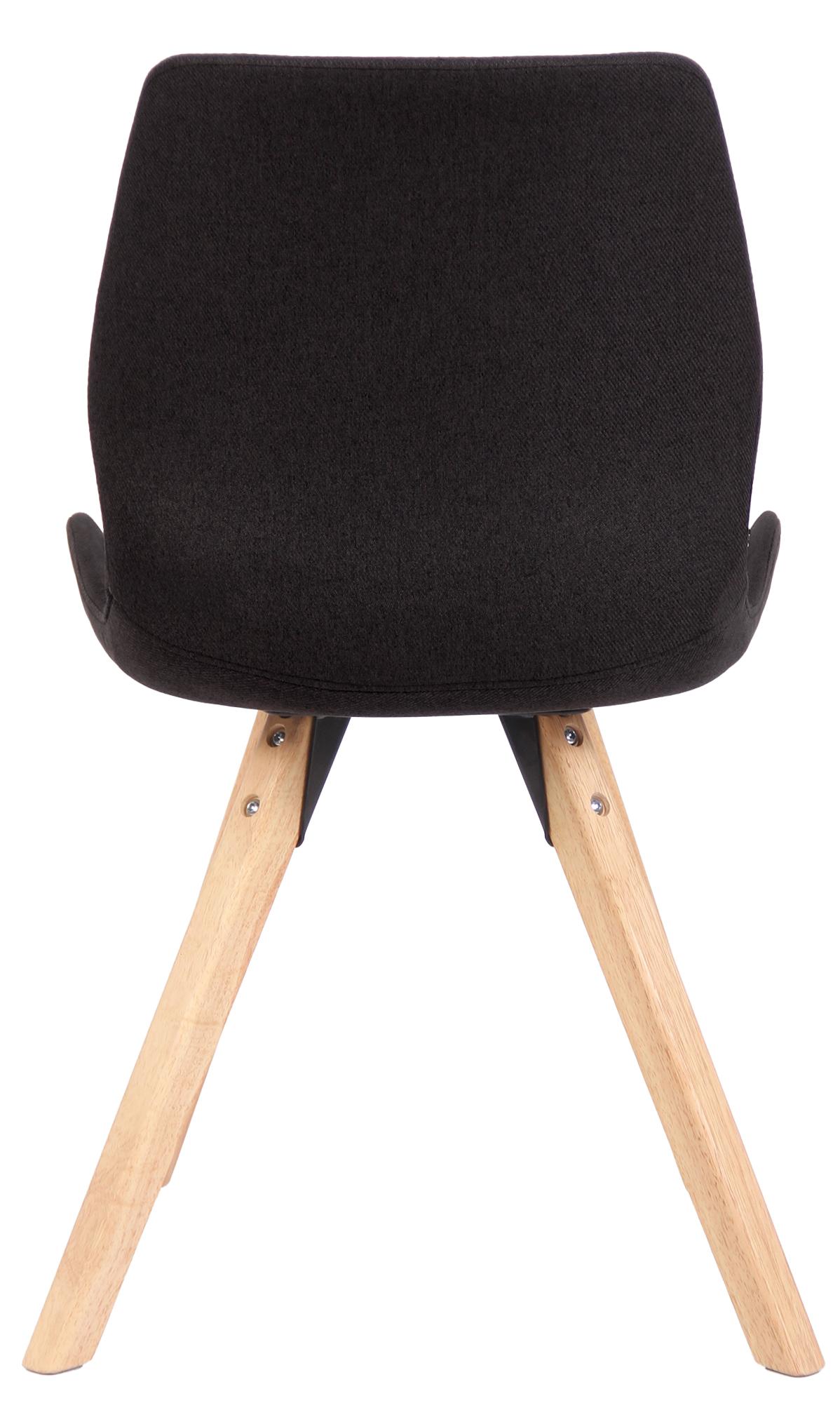 Stuhl Luna Stoff, schwarz