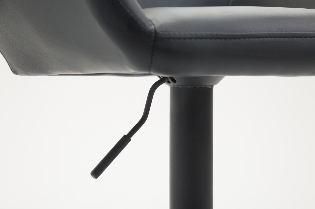 Barhocker Braga Kunstleder B, schwarz