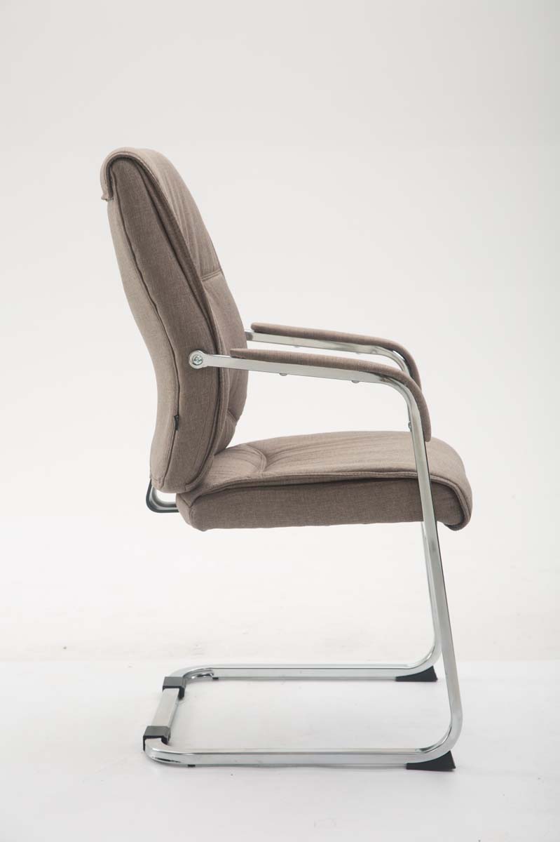 XL Besucherstuhl Anubis Stoff, taupe
