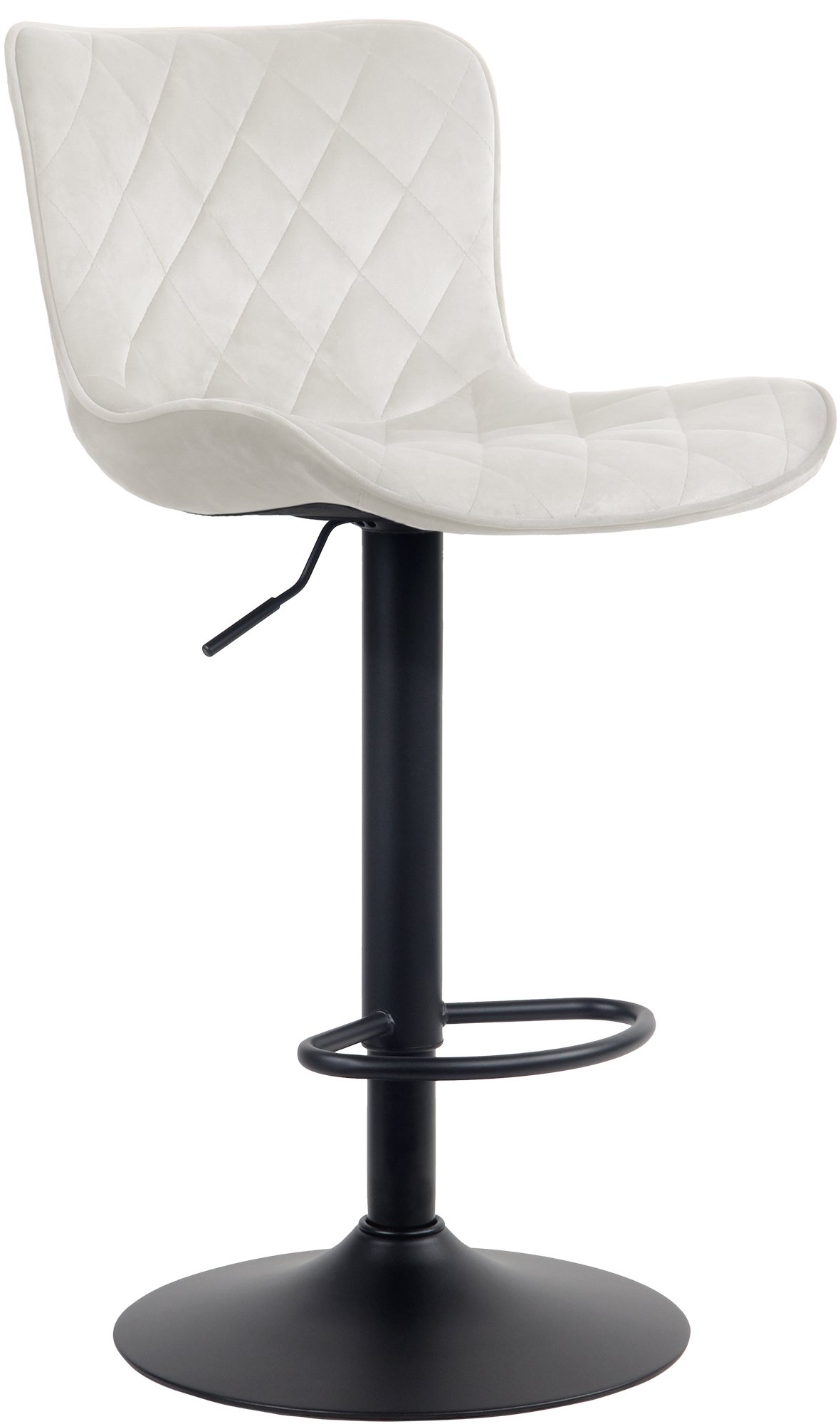 Barhocker Emma Samt, creme