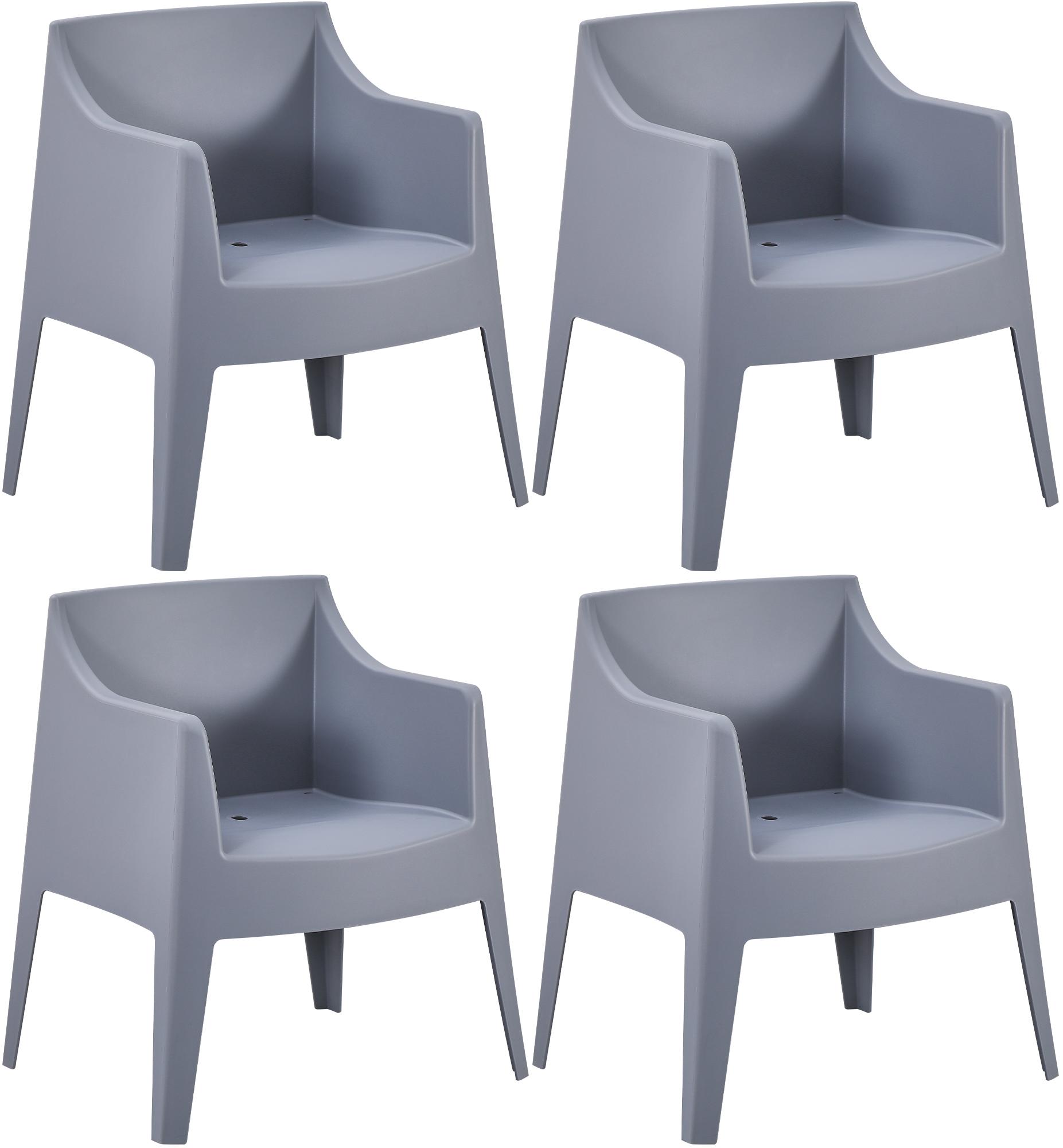 4er Set Stühle Bartal, grau