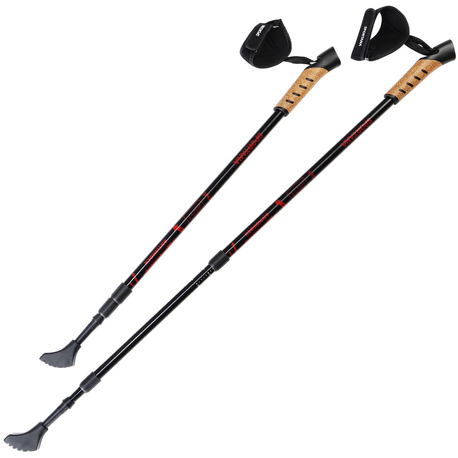 Nordic Walking Stöcke Rot