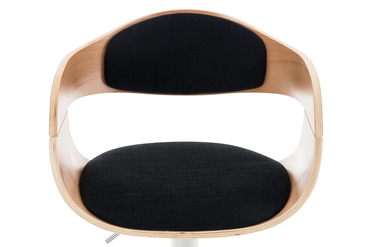 Barhocker Kingston C Stoff, natura/schwarz