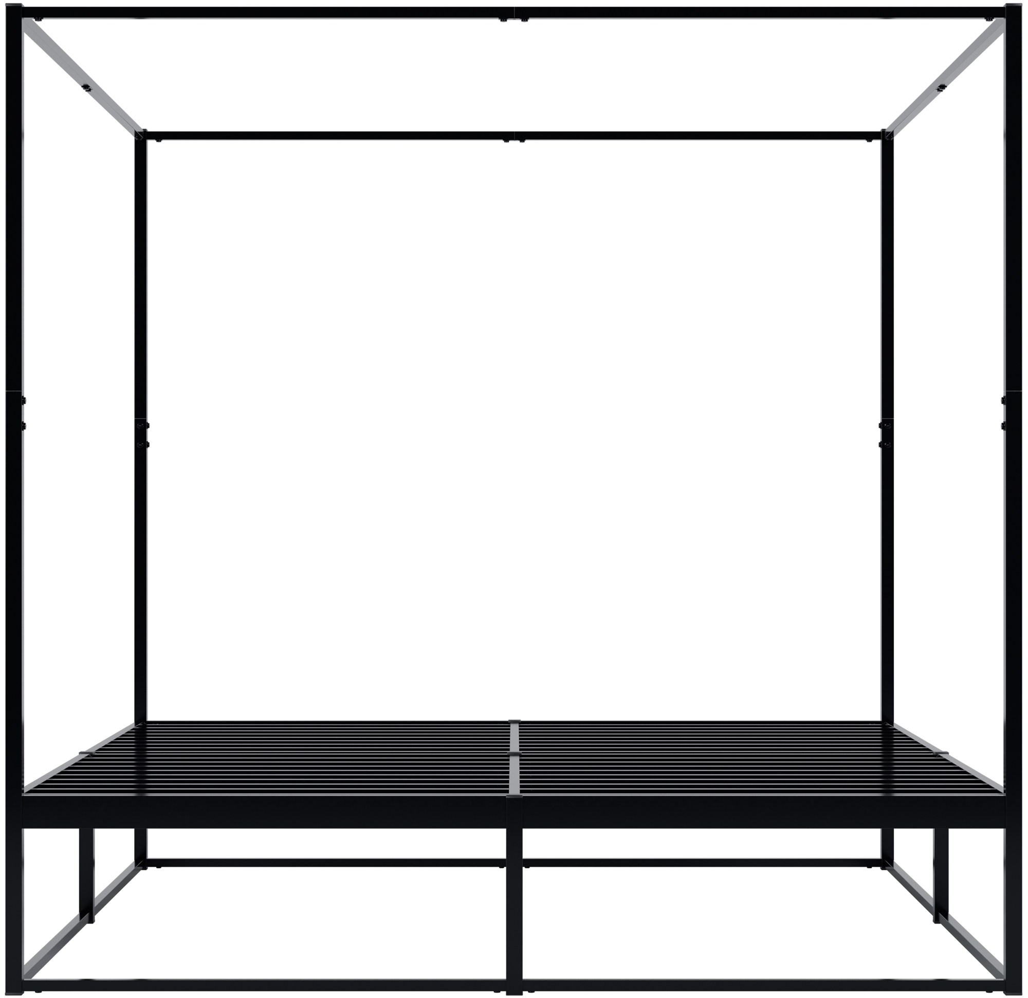 Himmelbett Batoni 180x200, schwarz