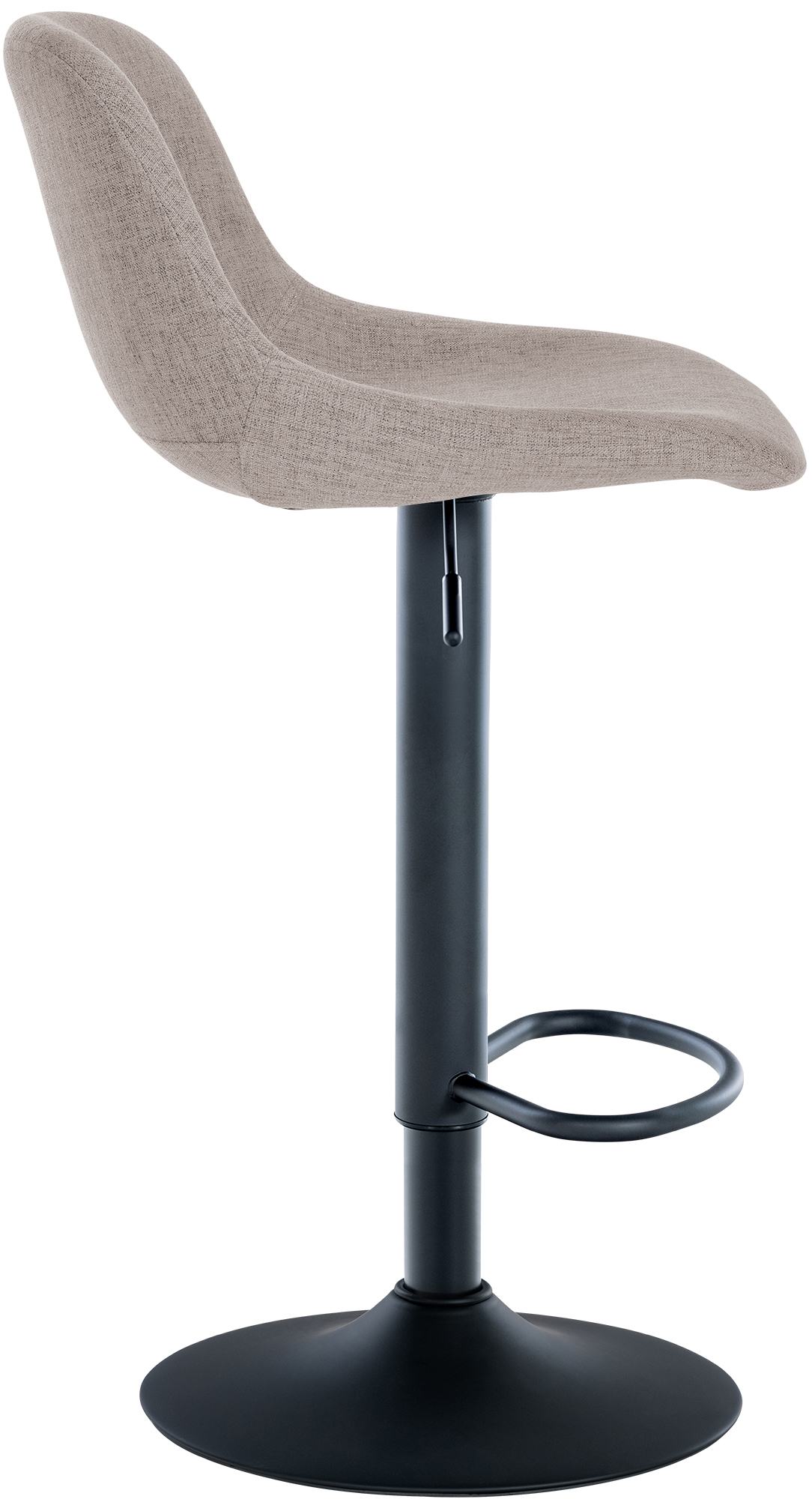 Barhocker Loft Stoff, taupe