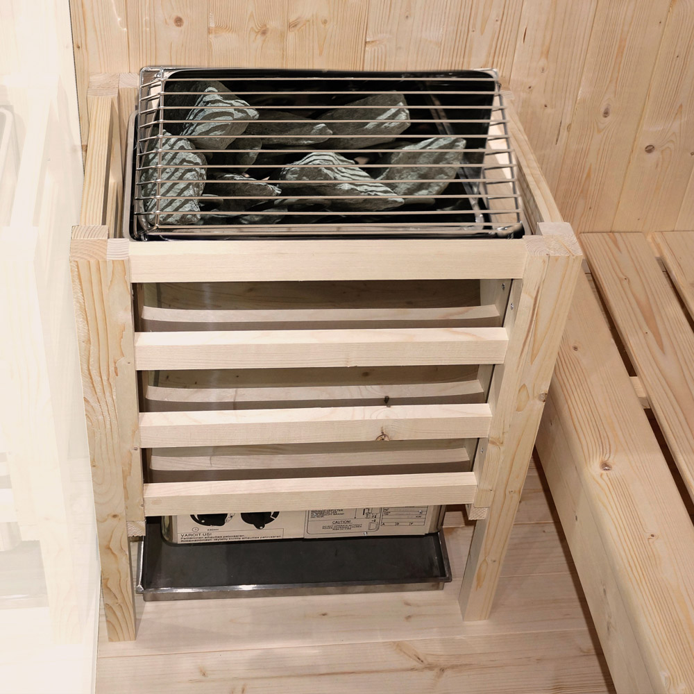 Traditionelle Sauna SHADOW XL - 200 x 150 cm für 5 Personen