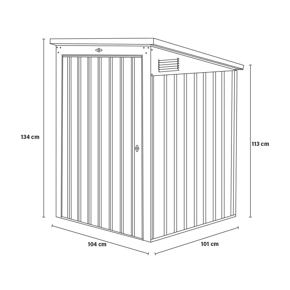 Mülltonnenbox BASURA S - 1x 240L