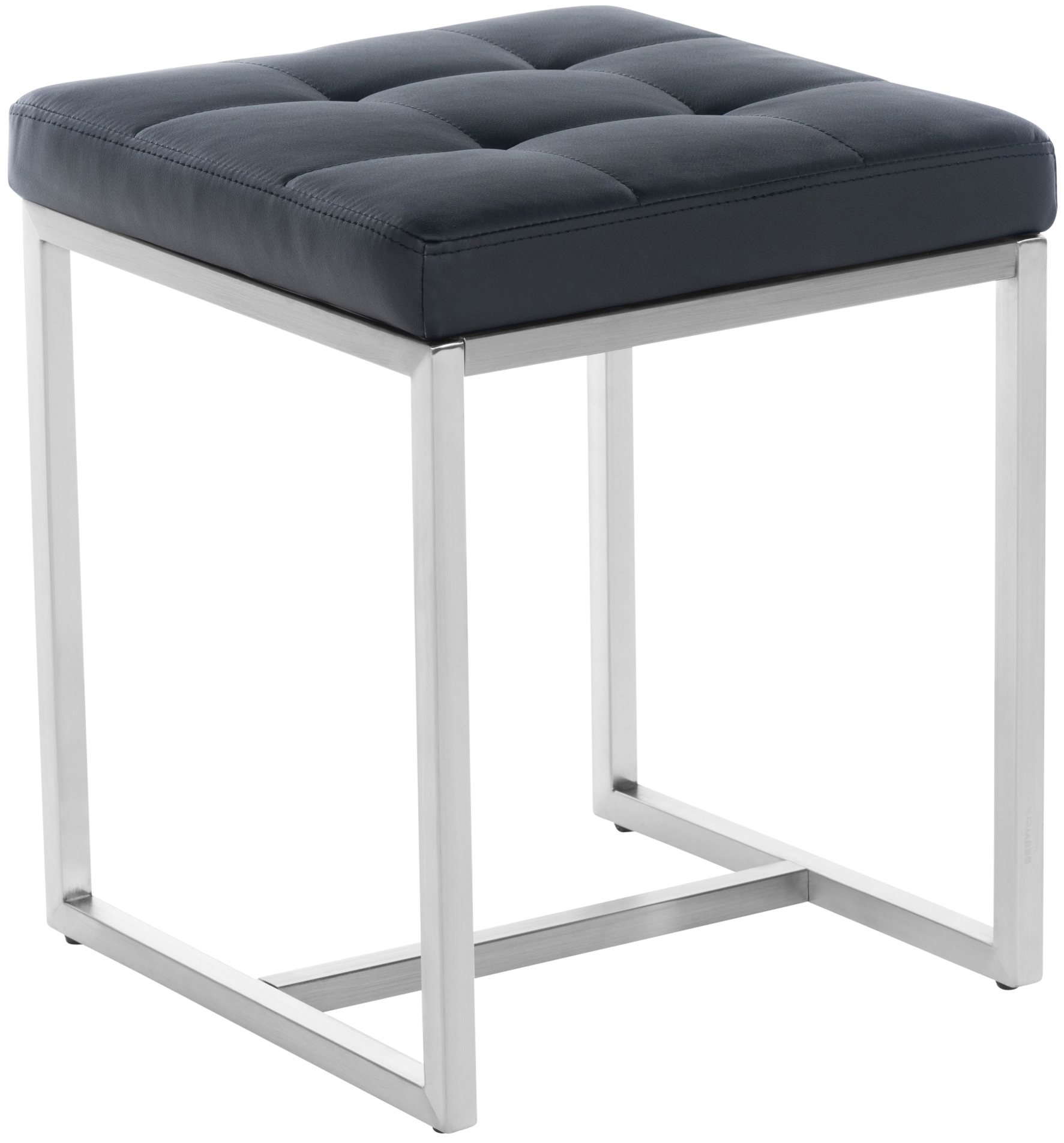 2er Set Sitzhocker Barci, schwarz