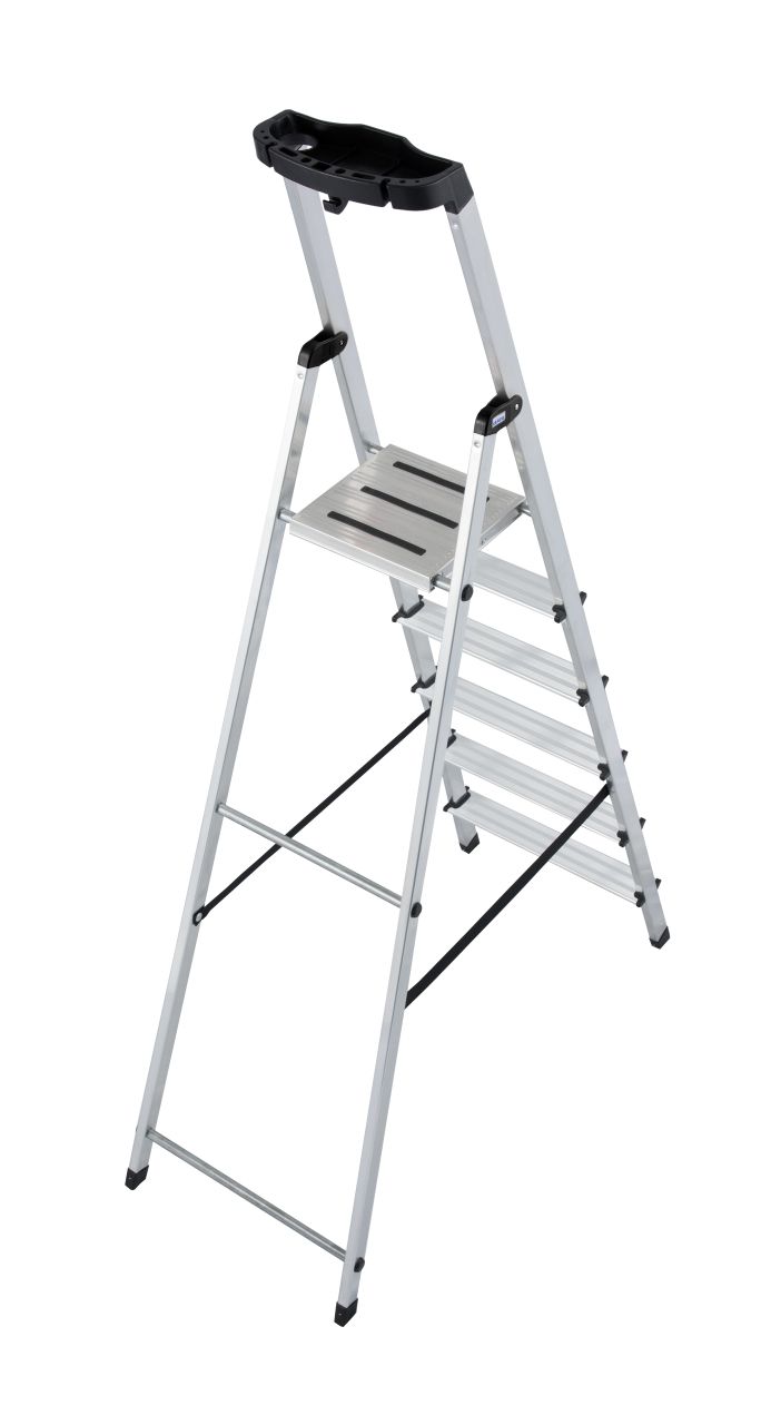 MONTO Aluminium-Stufen-Stehleiter Safety, 1x6 Stufen