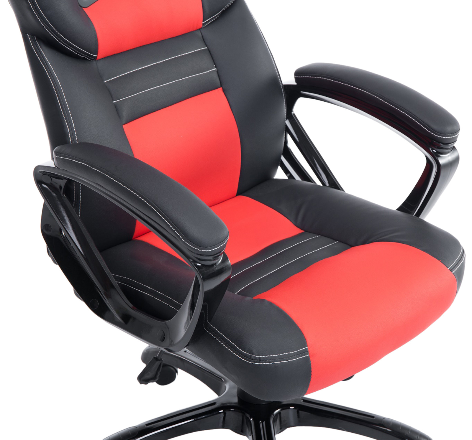 Bürostuhl Pedro, schwarz/rot