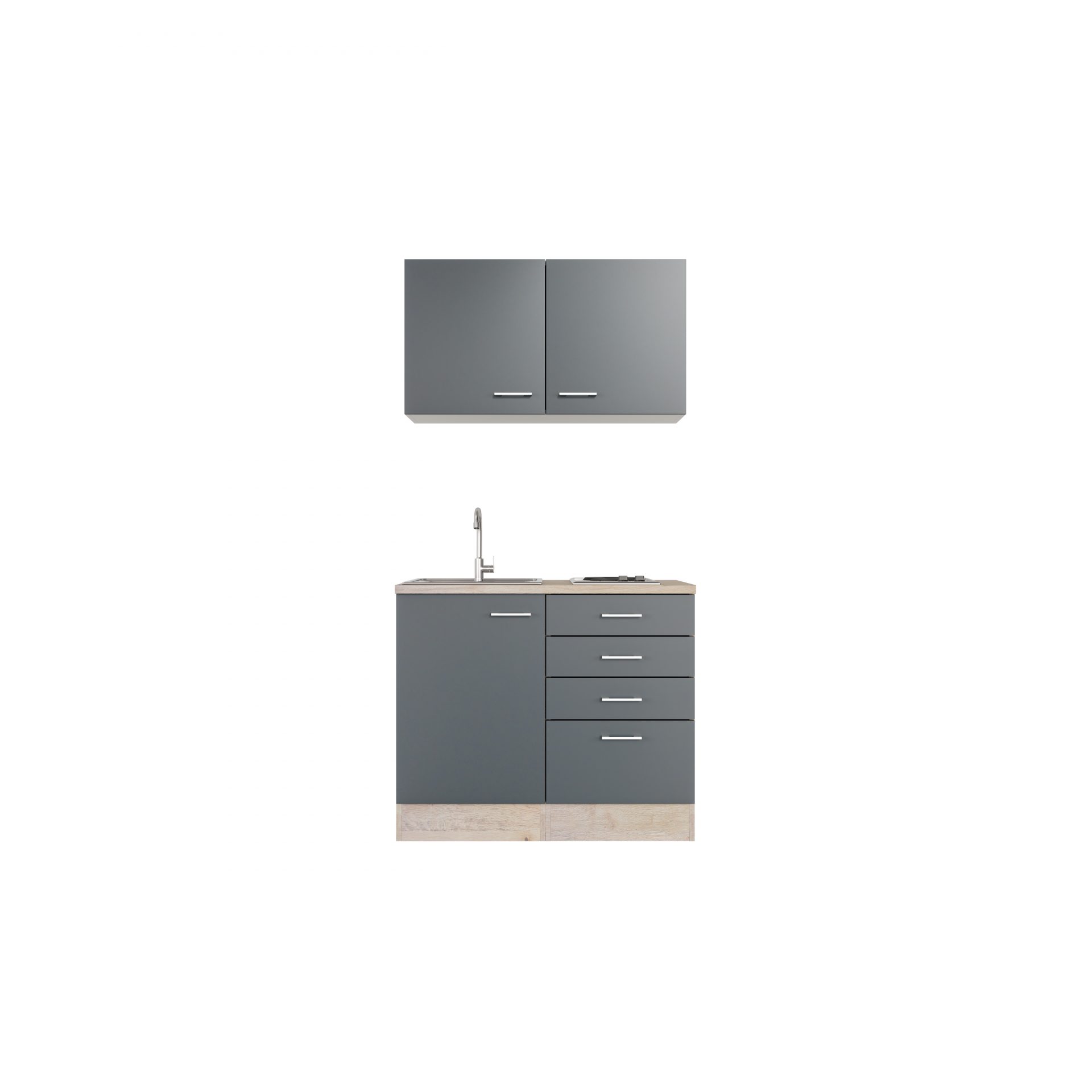 Miniküche MORENA 100 cm mit E-Geräten