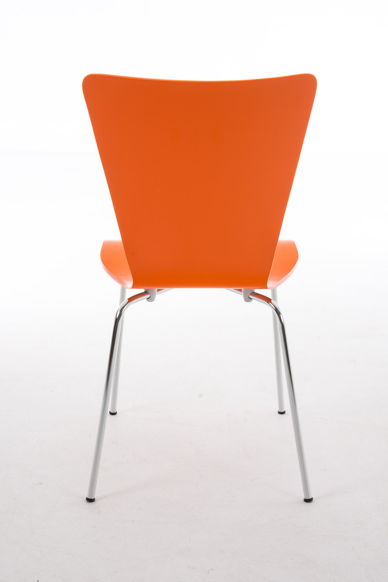 2er Set Besucherstuhl Aaron, orange