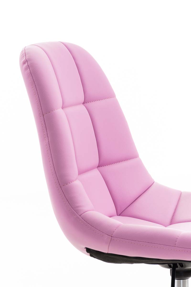 Bürostuhl Emil Kunstleder, pink