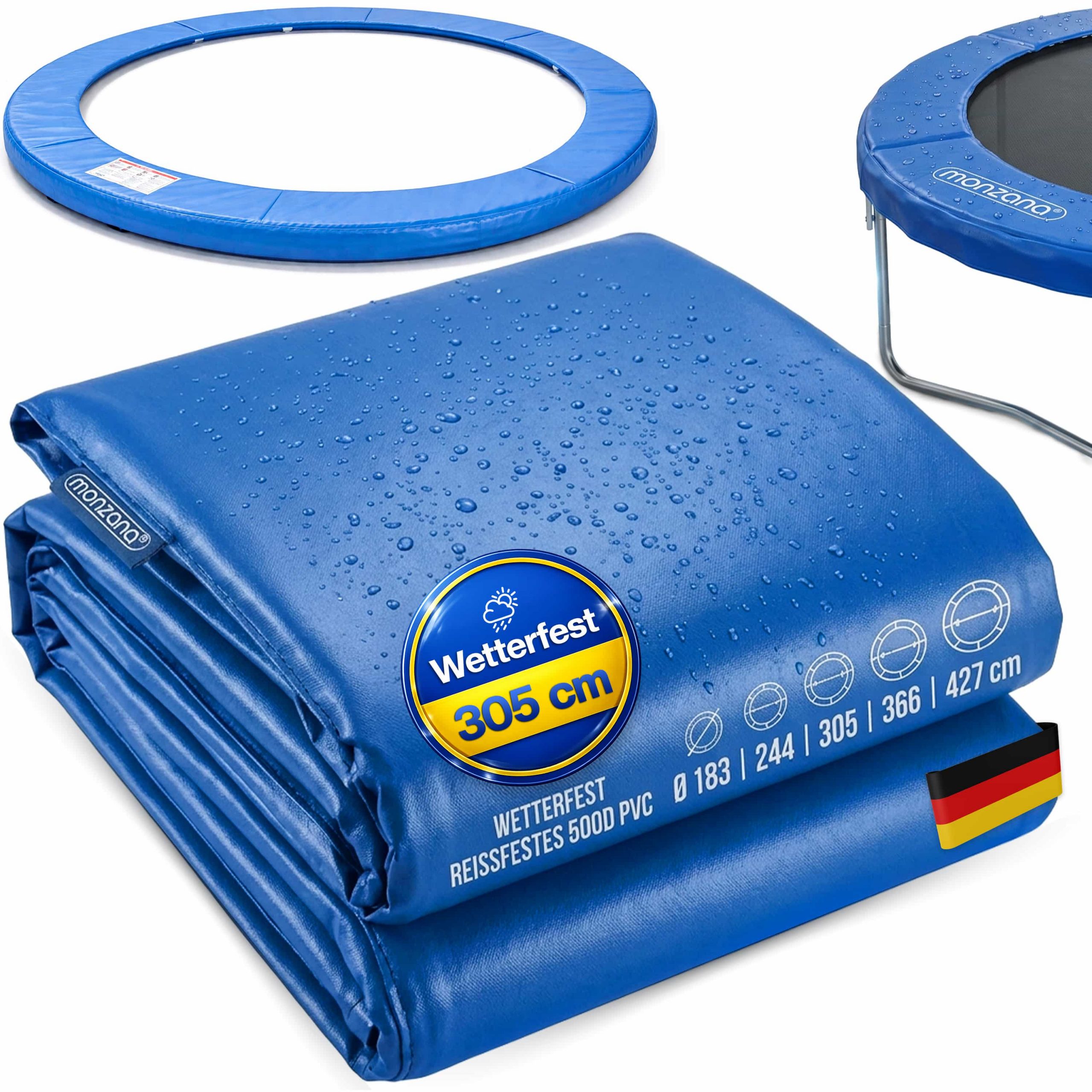 Trampolin Randabdeckung Blau Ø305cm