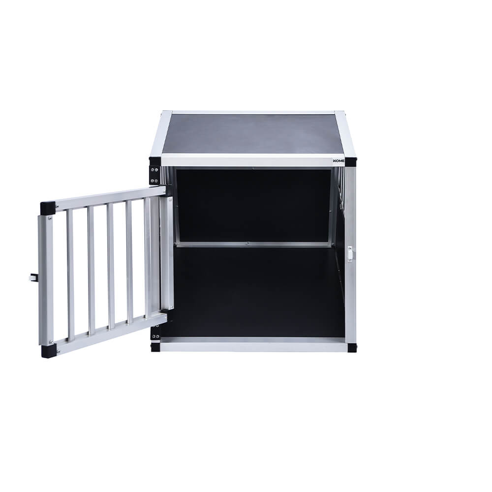 Hundetransportbox aus Aluminium SKITO M - 69 x 54 cm
