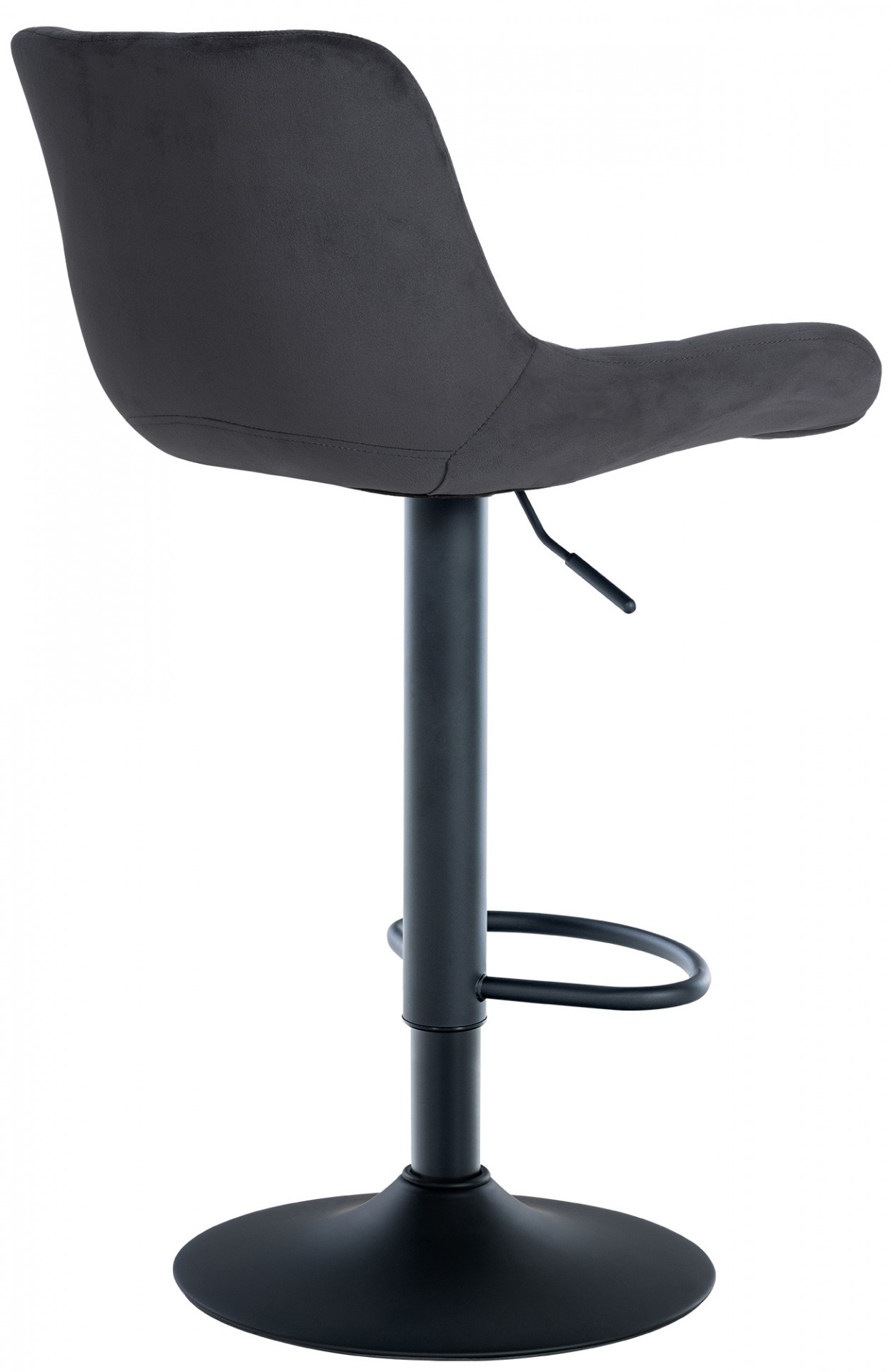 Barhocker Tover Samt, schwarz