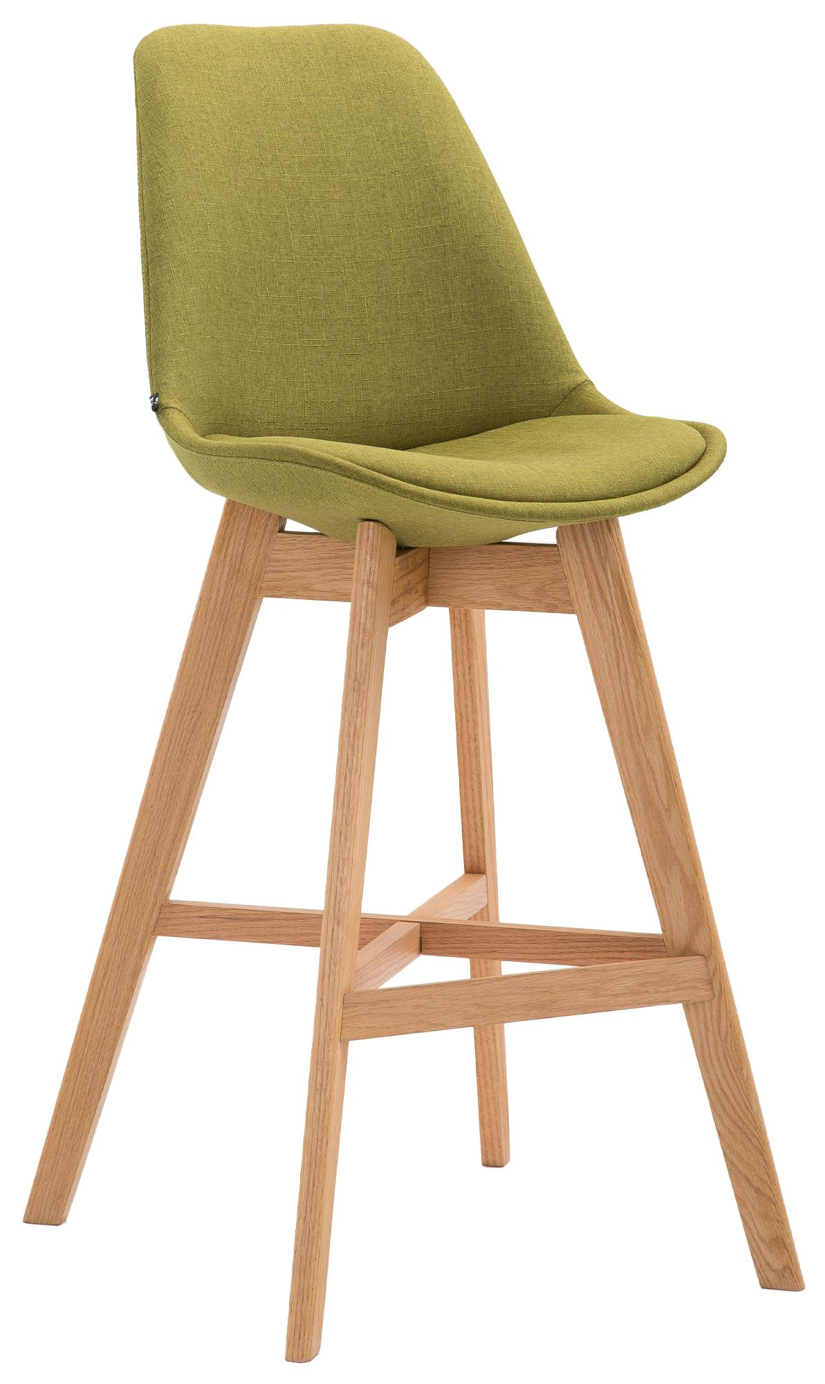Barhocker Cannes Stoff Natura, grün