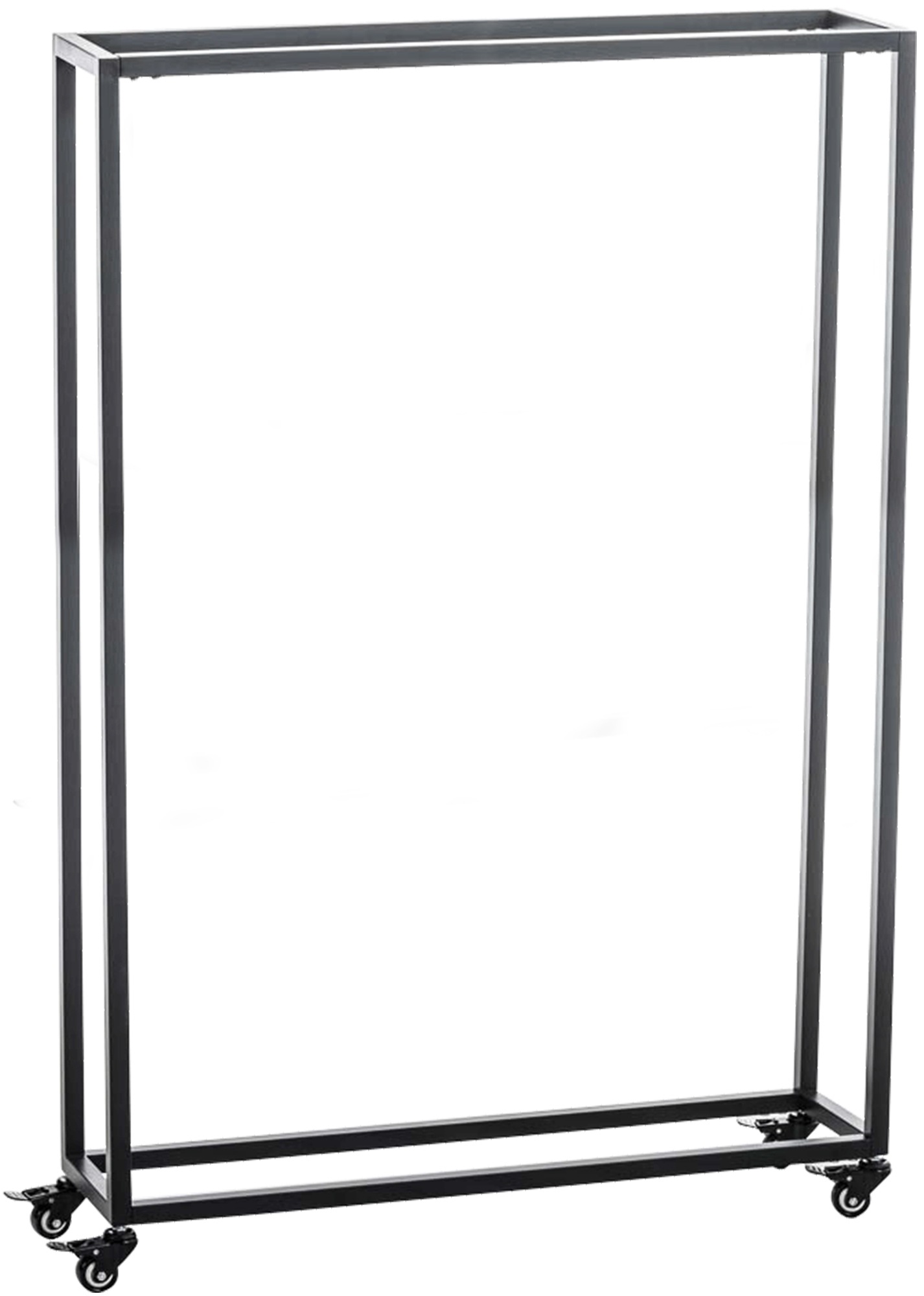 Kaminholzständer Hetta 25x80x150 cm, schwarz