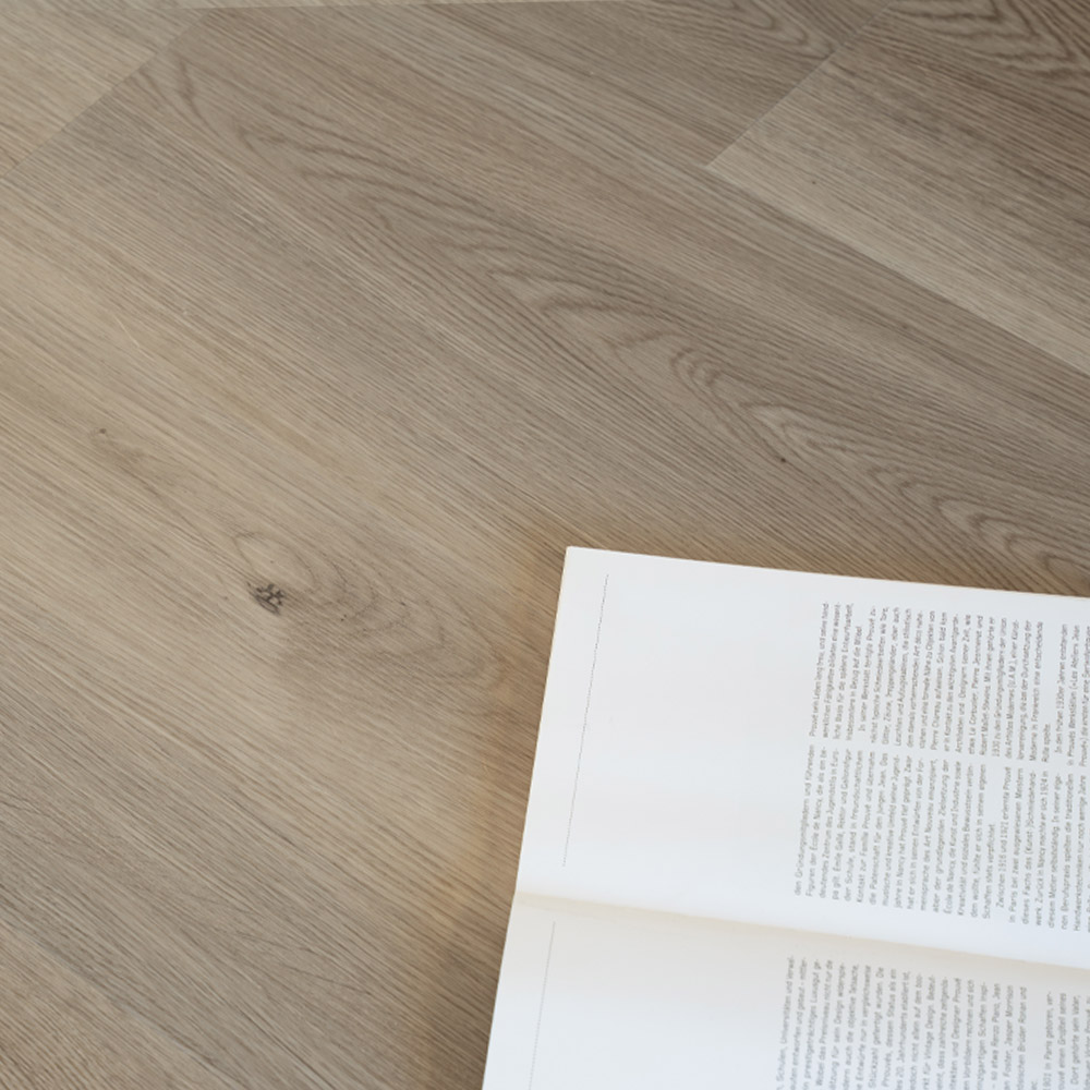 Klick-Vinylboden mit Trittschall LOMEA Steingrau - 5 m²