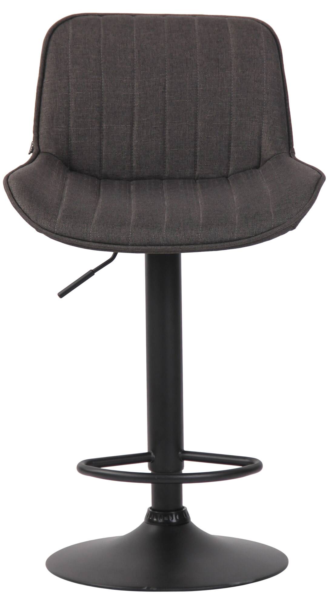 2er Set Barhocker Lentini Stoff schwarz, dunkelgrau