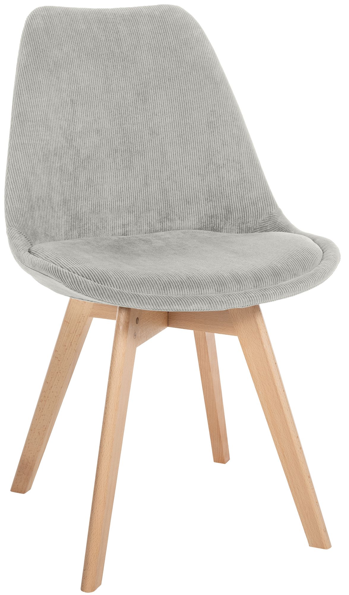 Stuhl Linares Cord, grau
