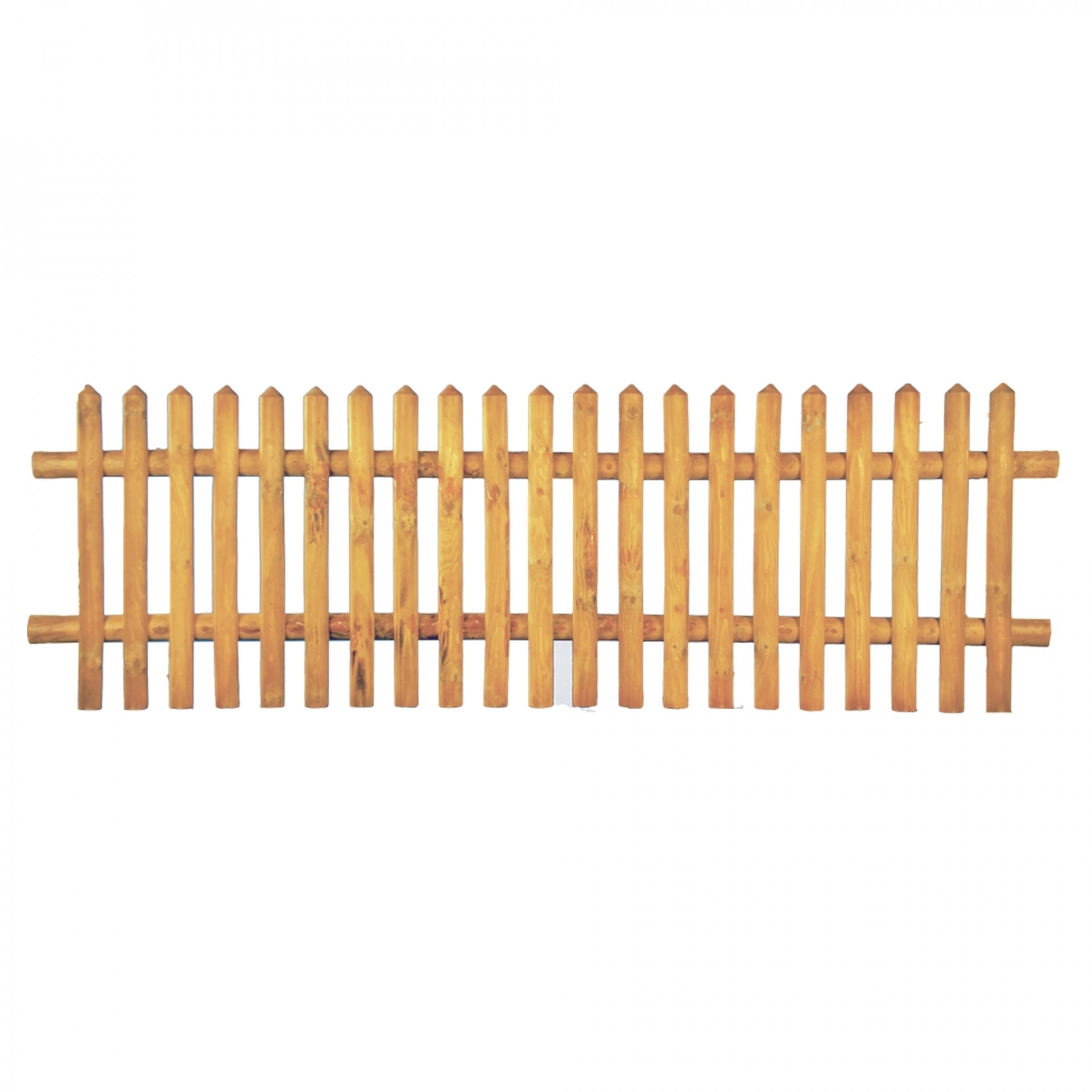 Senkrechtzaun 250 x 80 cm, Latten 55 mm, kdi braun