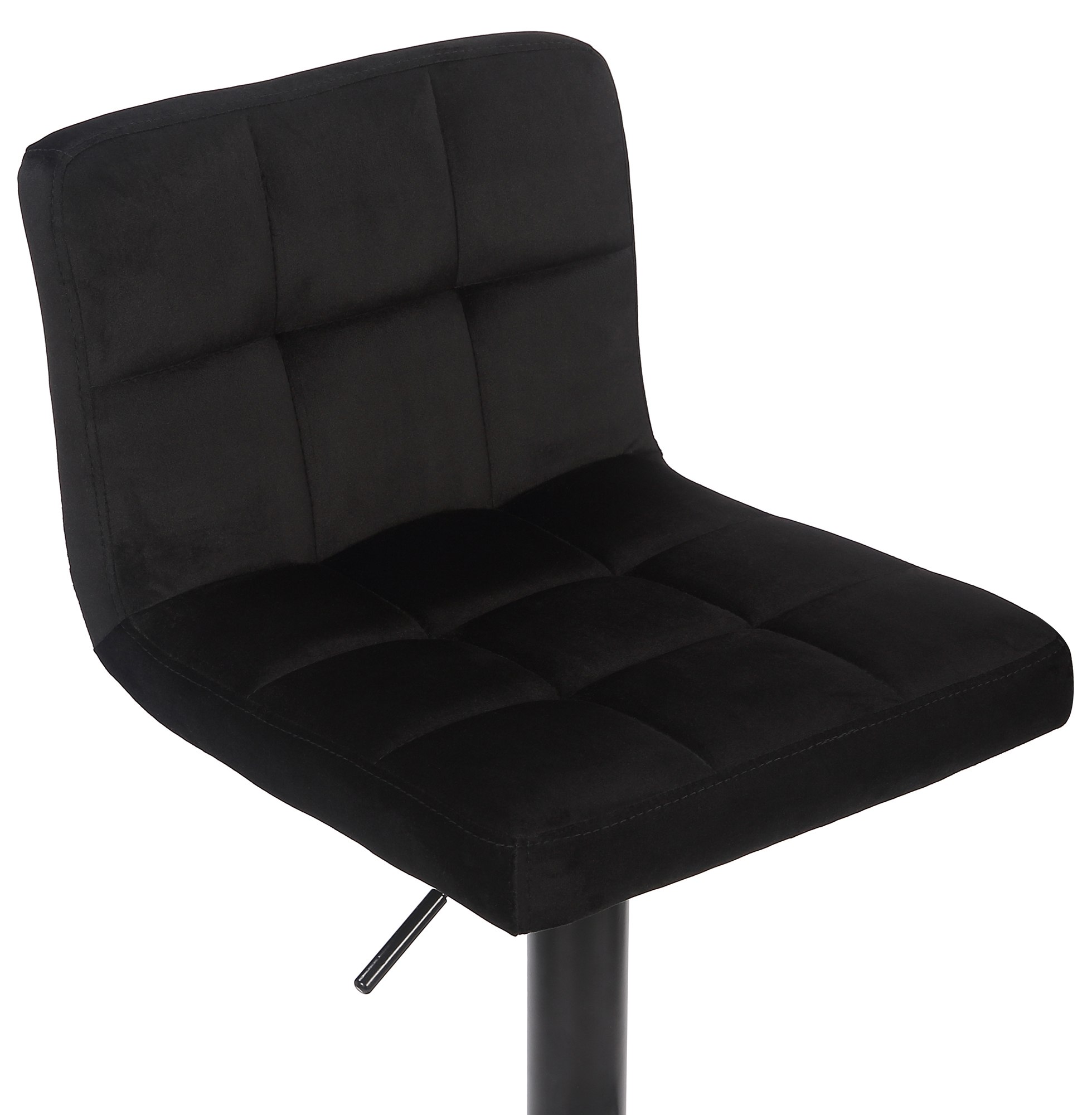 Barhocker Feni Samt, schwarz