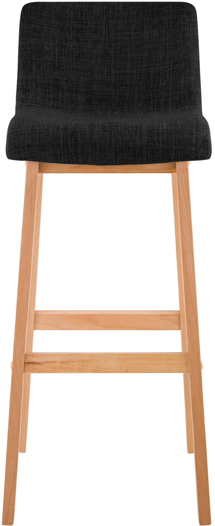 Barhocker Hoover Stoff Natura, dunkelgrau