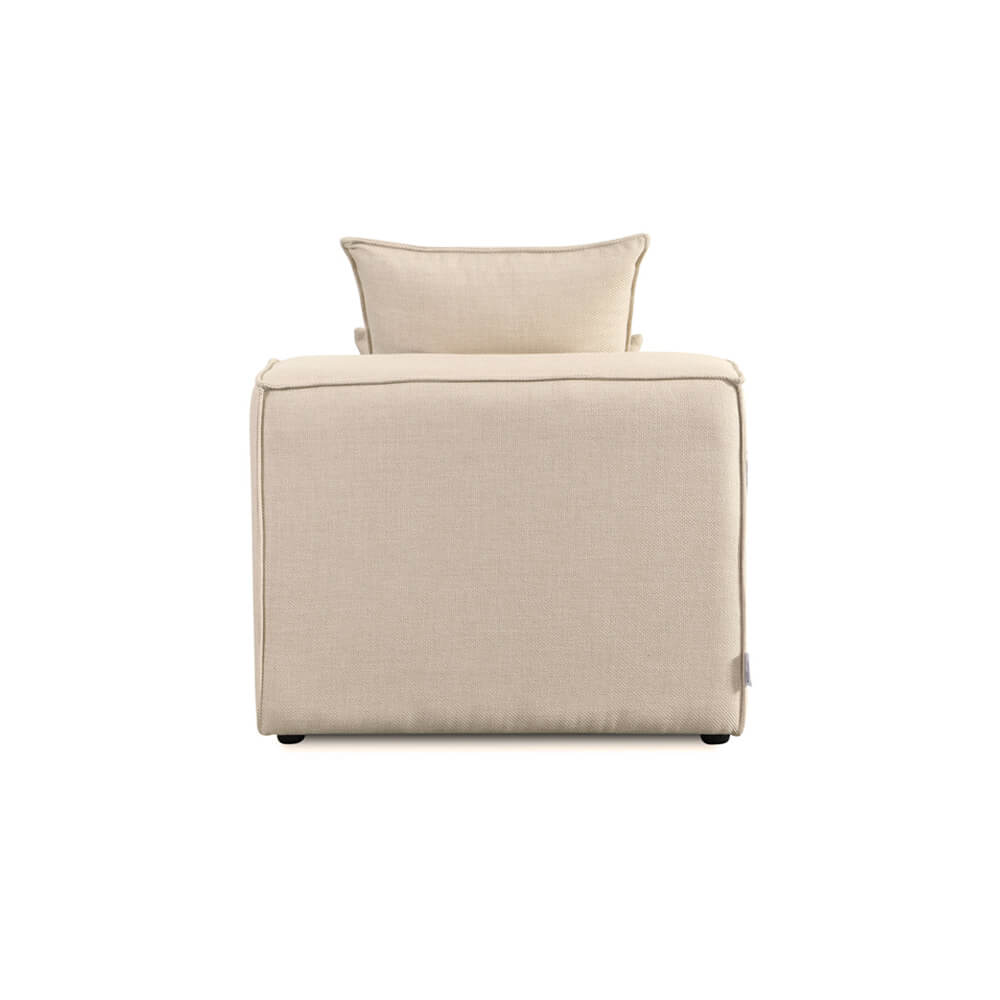 Modulares Sofa Mittelsofa VERONA - 120 x 87 cm Beige