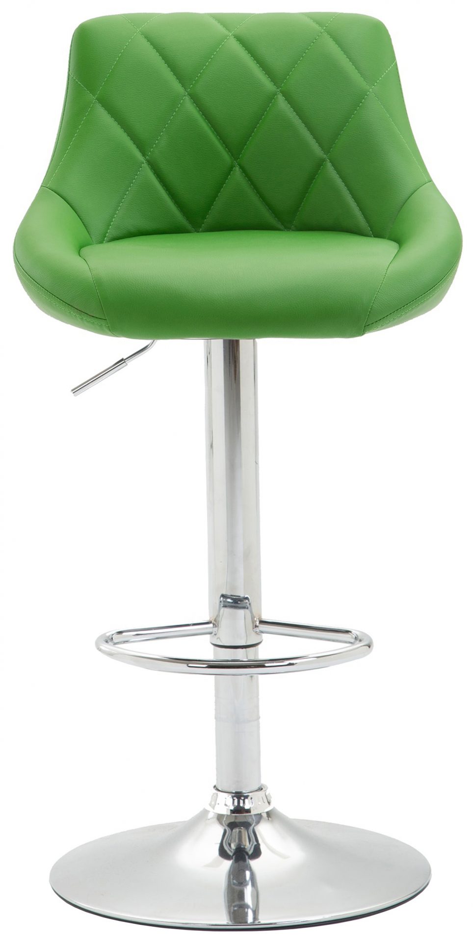 Barhocker Lazio Kunstleder chrom, grün