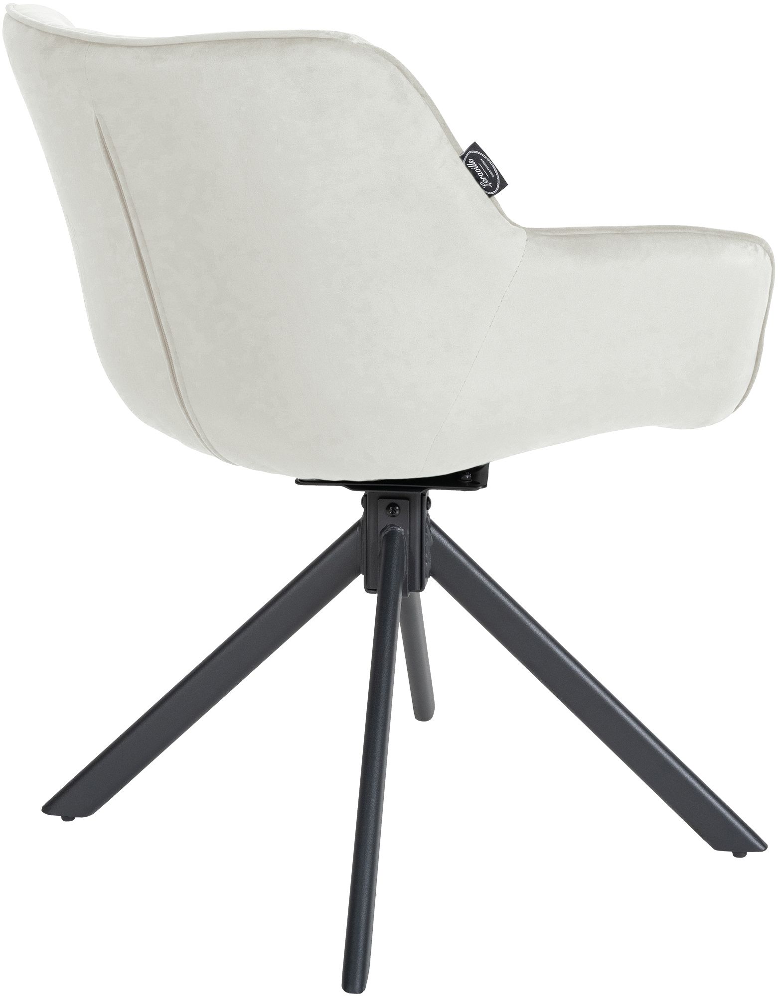 Stuhl Westport Samt, creme
