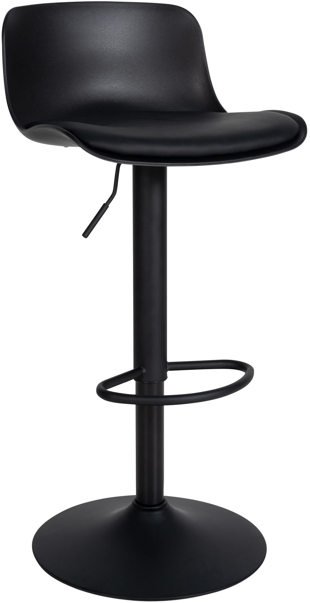 Barhocker Almada Kunstleder, schwarz