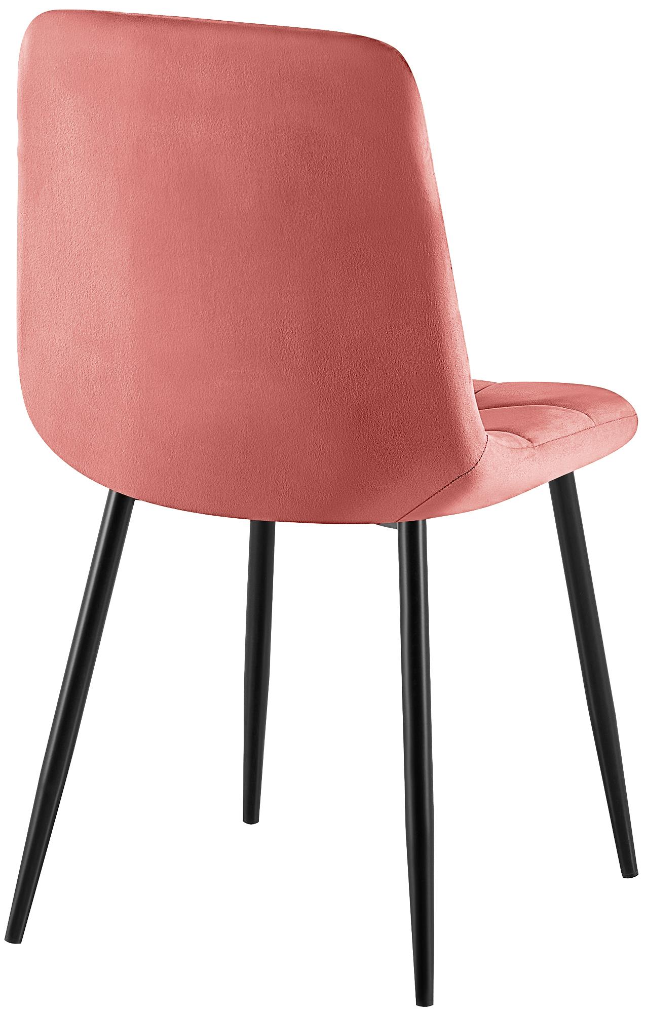 4er Set Esszimmerstühle Antibes, rosa