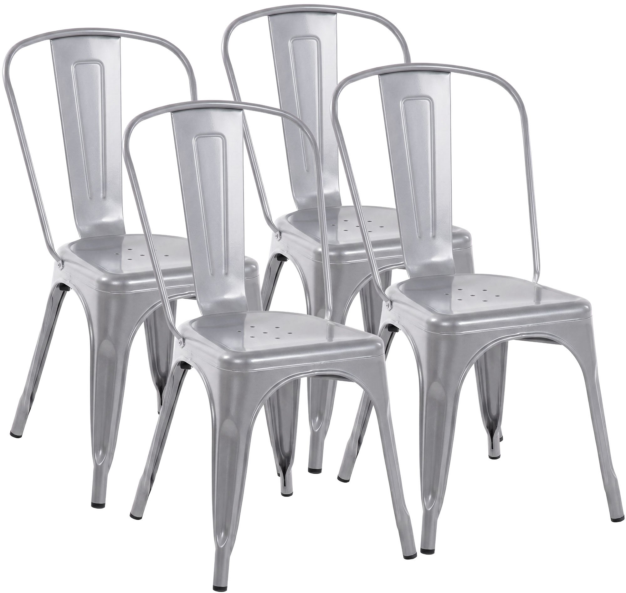 4er Set Stuhl Benedikt, silber