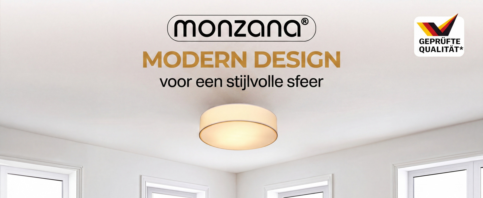 Deckenlampe Weiß Stoff Ø38cm