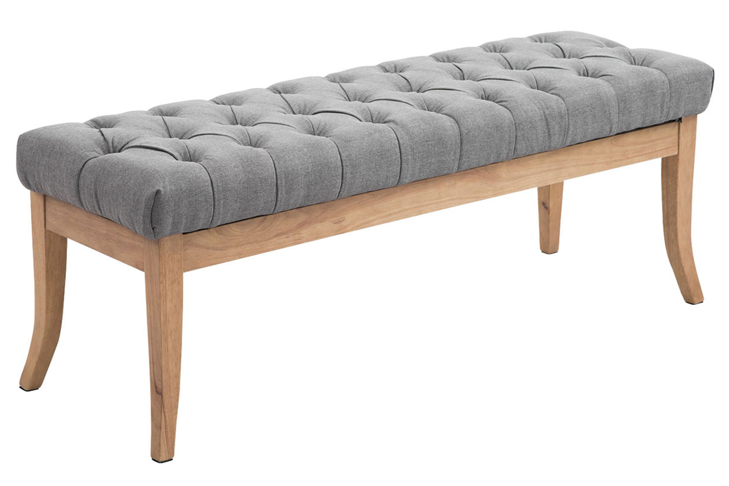 Sitzbank Ramses Stoff antik-hell 120, grau