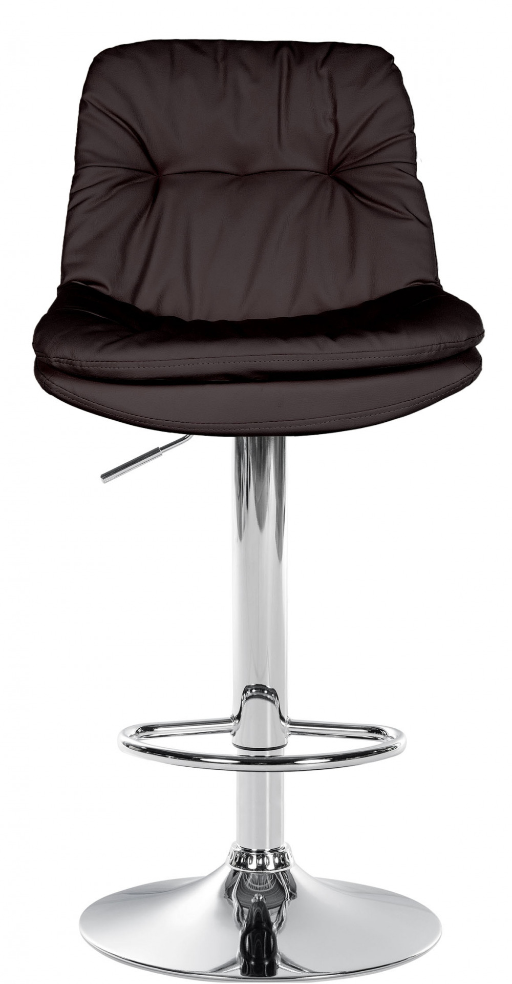 Barhocker Laurel Kunstleder chrom, braun