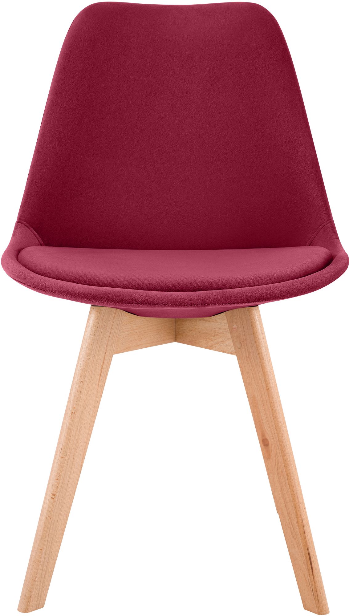 Stuhl Linares Samt, rot