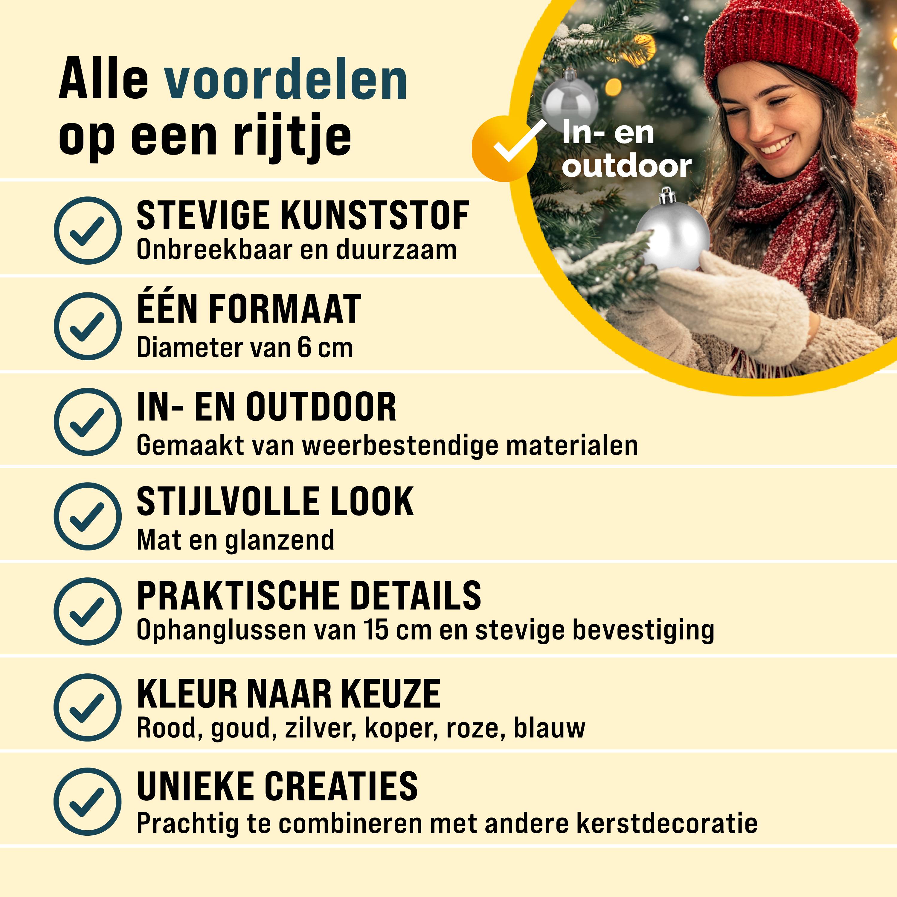 Weihnachtskugeln Silber 54-tlg in matt + glänzend