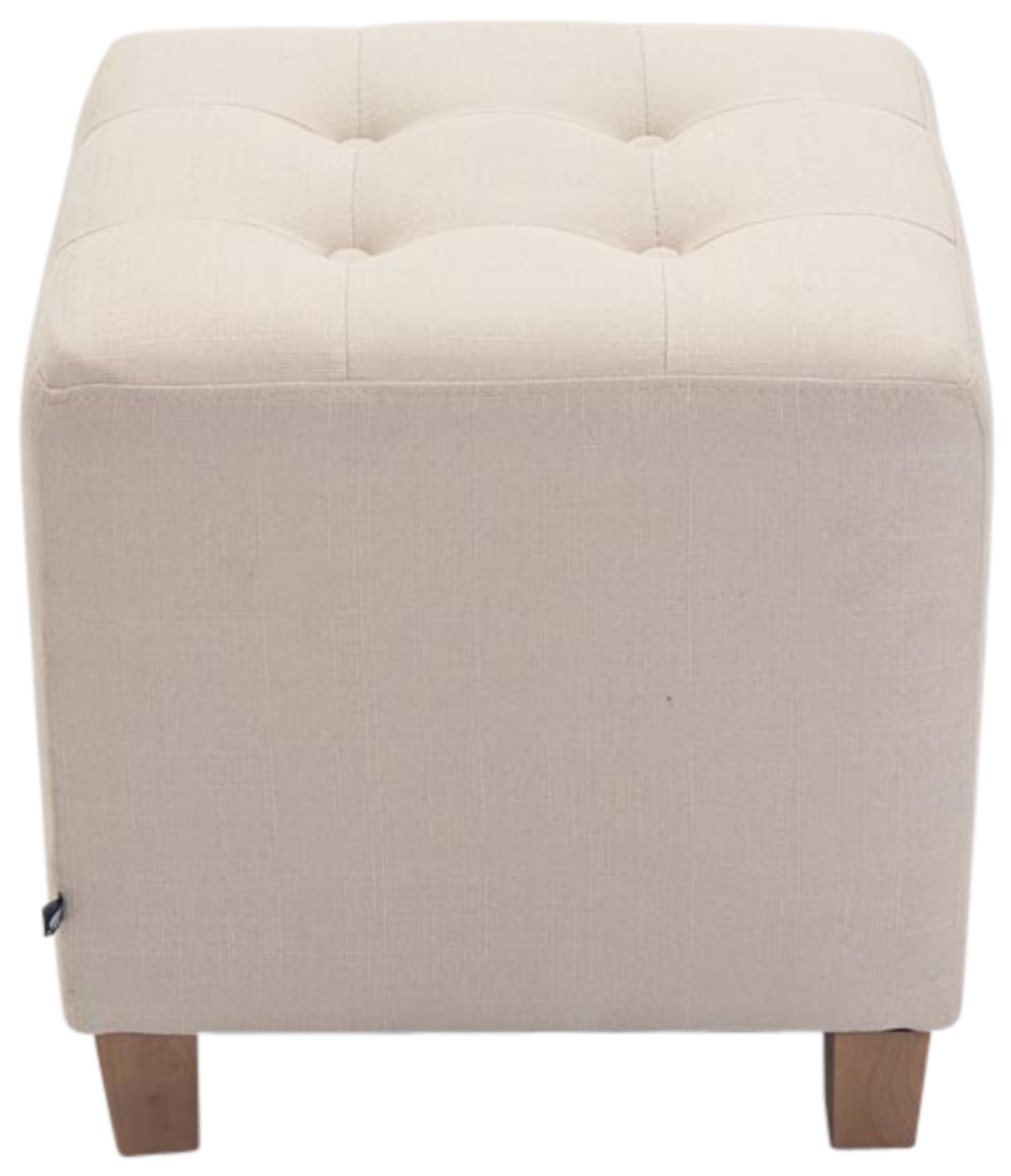 2er Set Sitzhocker Pharao, antik-hell, creme