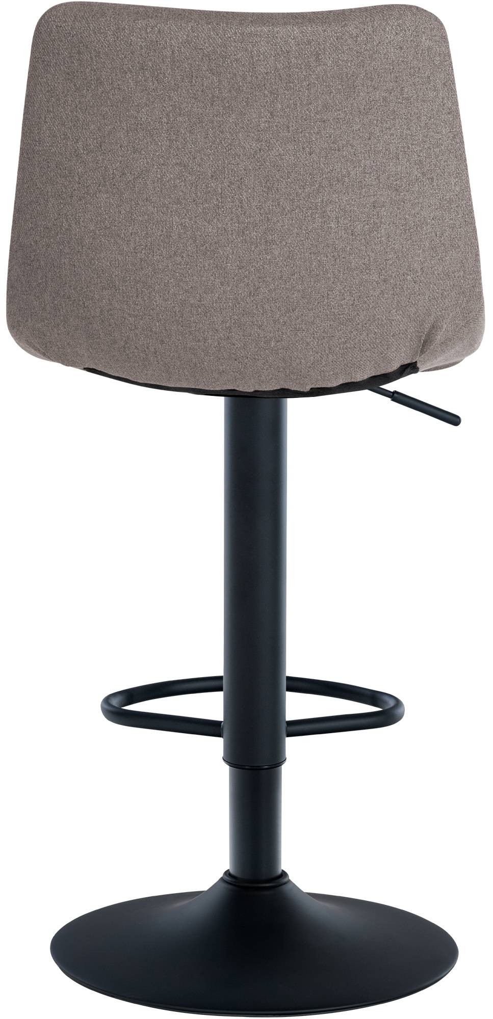 Barhocker Jerry Stoff schwarz, grau