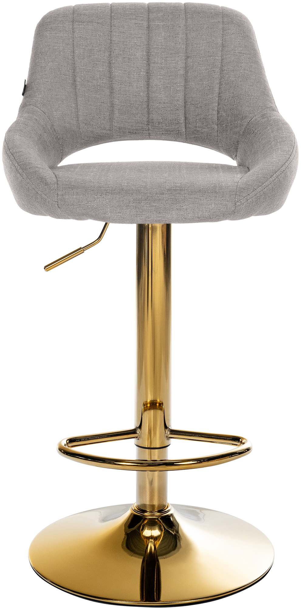2er Set Barhocker Milet Stoff G, grau