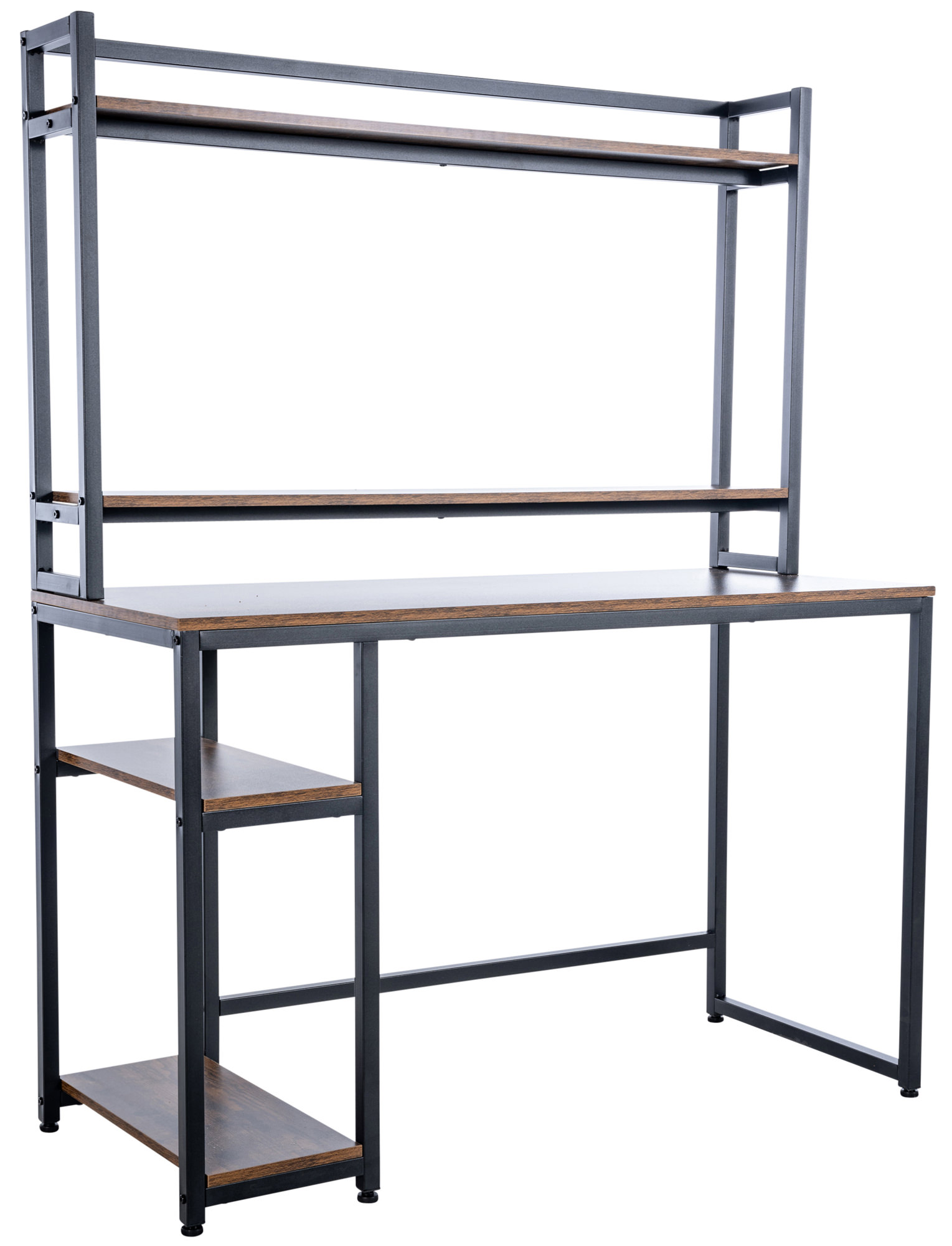 Schreibtisch Billings, schwarz/braun