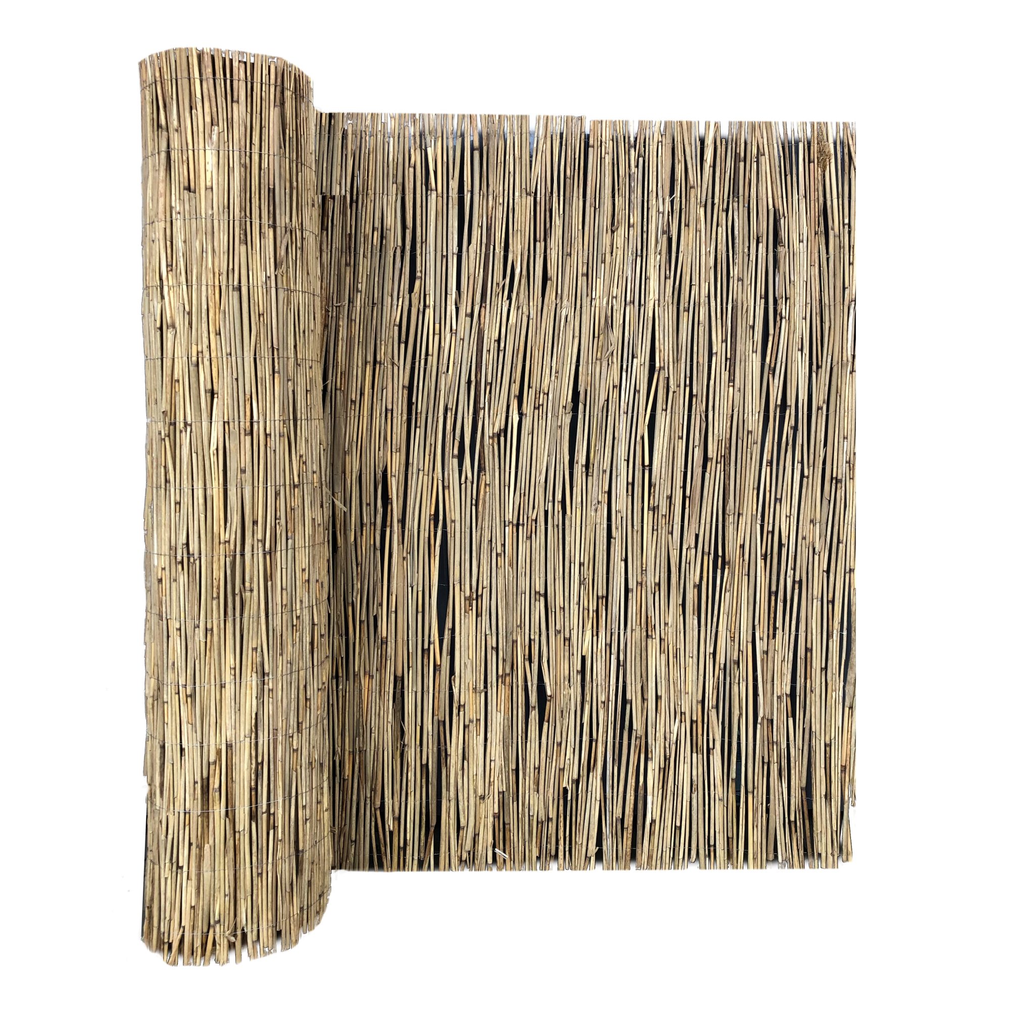 528504 SYLT Schilfrohrmatte, 6,00 x 1,60 m, mit verzinktem Draht