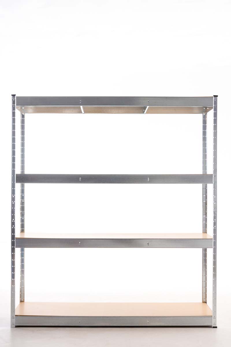 Lagerregal 160x60x180 cm, silber