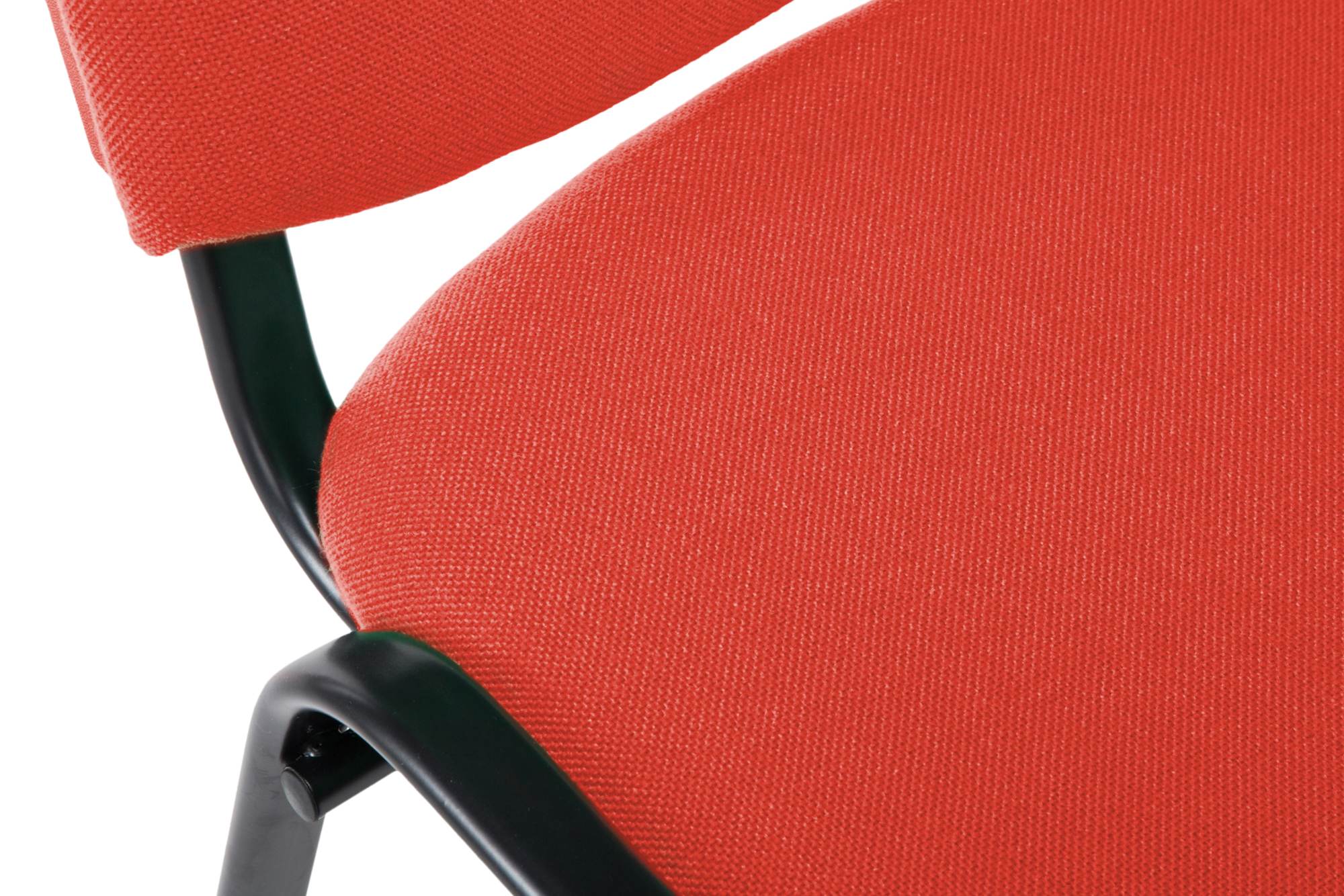 Besucherstuhl Ken V2 Stoff, rot